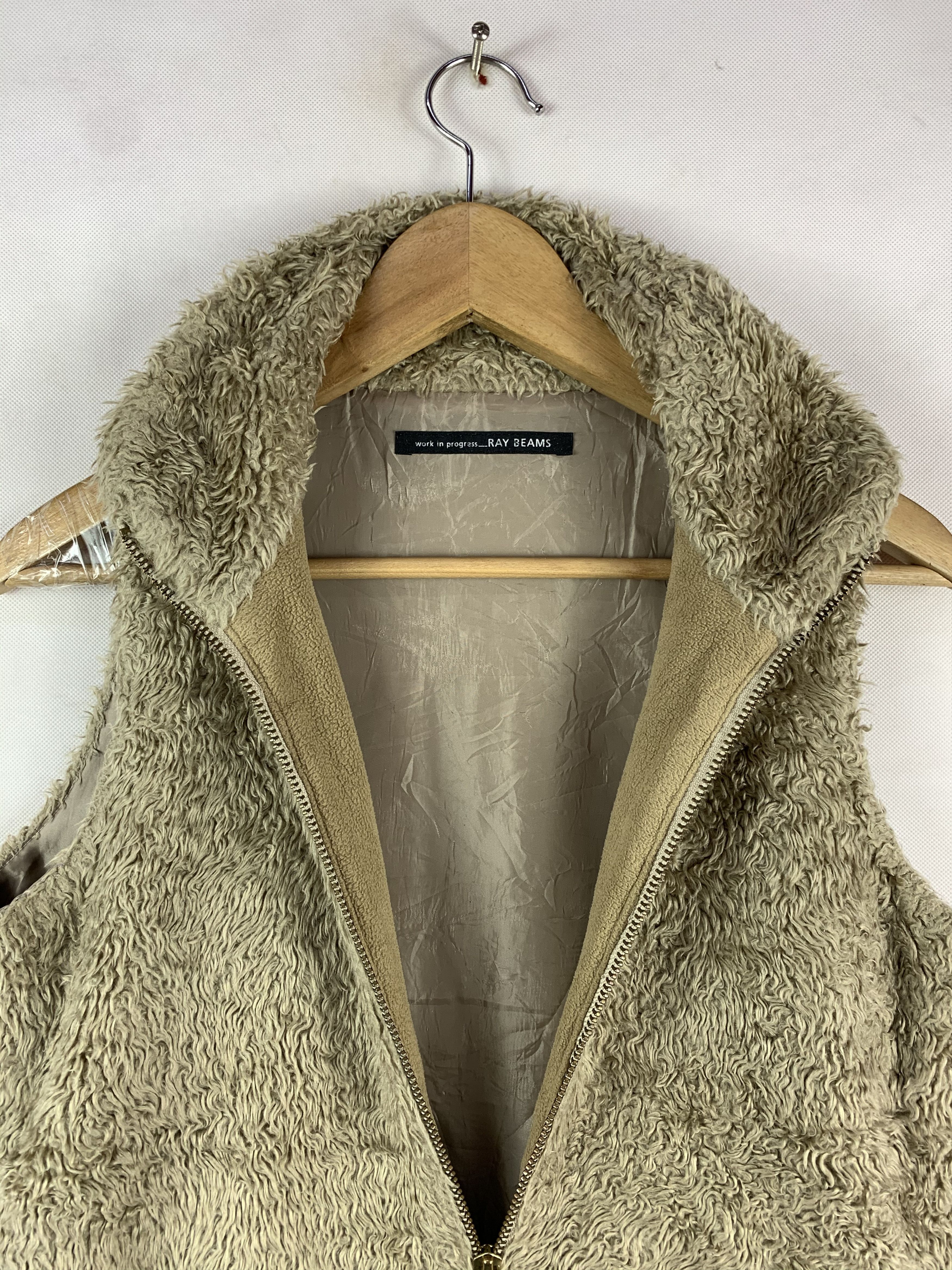 Japanese Brand × Vintage 🔥Vintage Ray Beams Fleece Vest Jacket Size US S / EU 44-46 / 1 - 7 Thumbnail