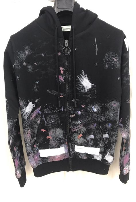 Off-White Galaxy Brushed Zip Hoodie Size US M / EU 48-50 / 2 - 1 Preview