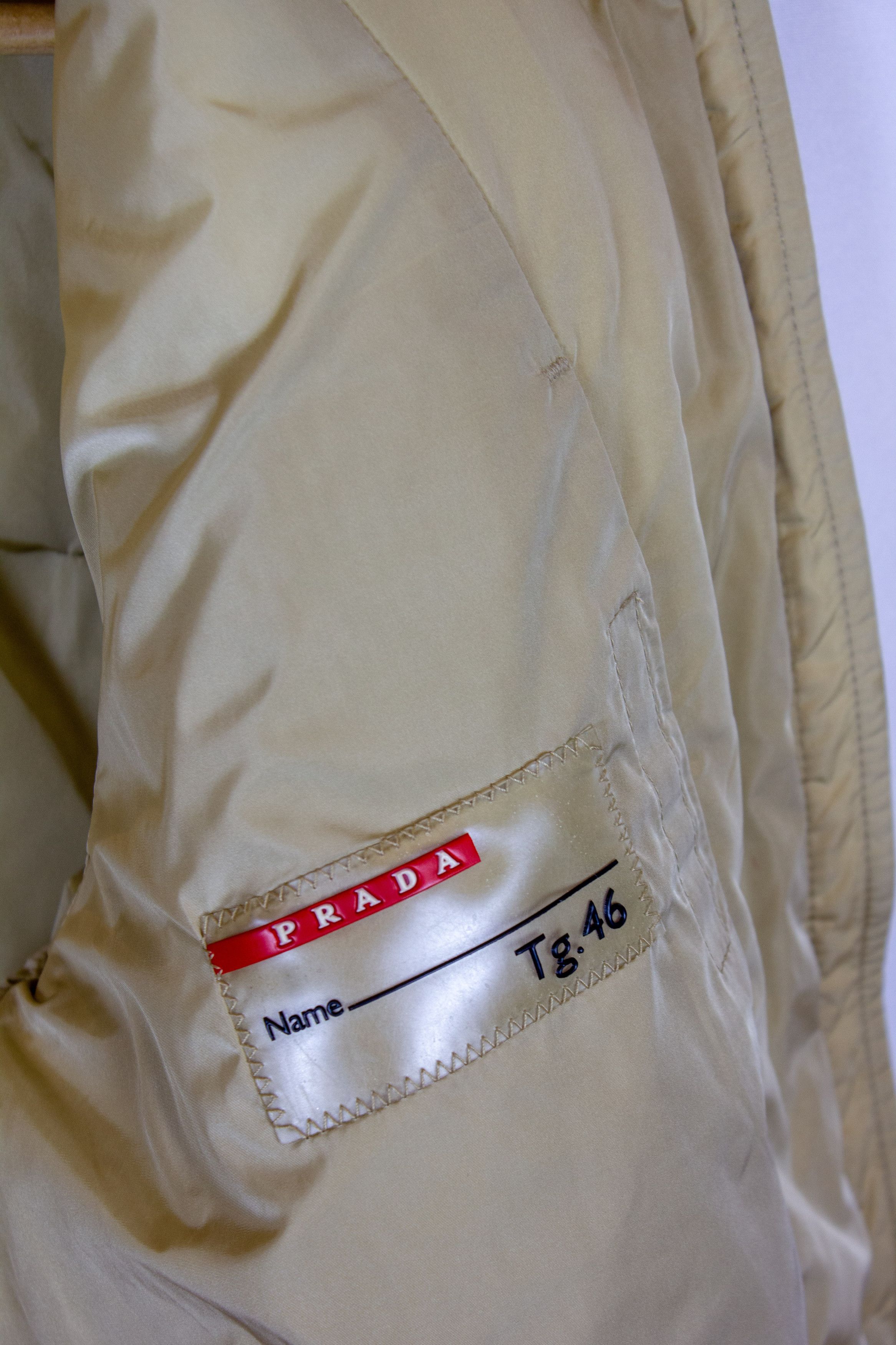 Prada Prada Sport Beige Long Down Jacket Size US S / EU 44-46 / 1 - 4 Thumbnail