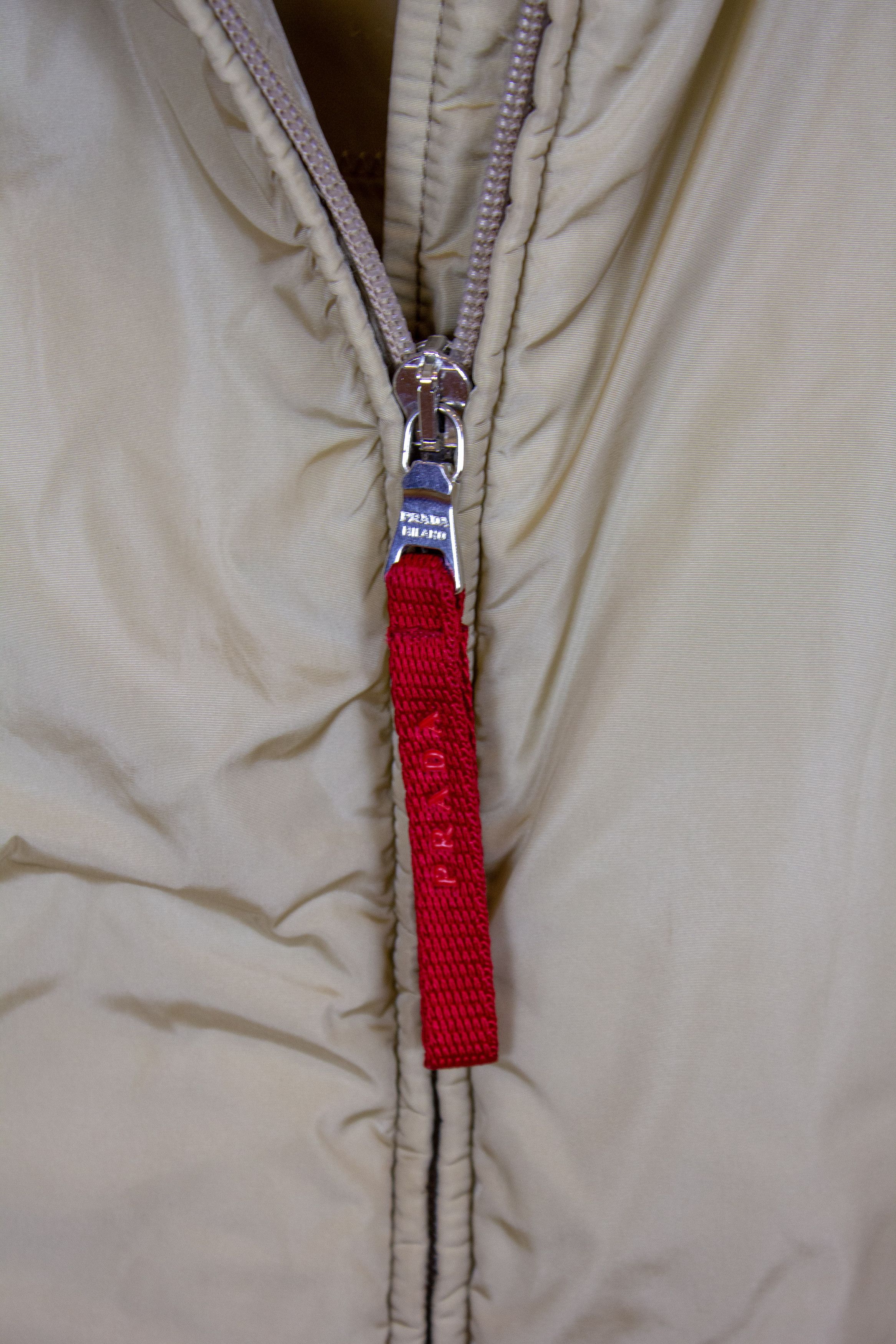 Prada Prada Sport Beige Long Down Jacket Size US S / EU 44-46 / 1 - 3 Thumbnail