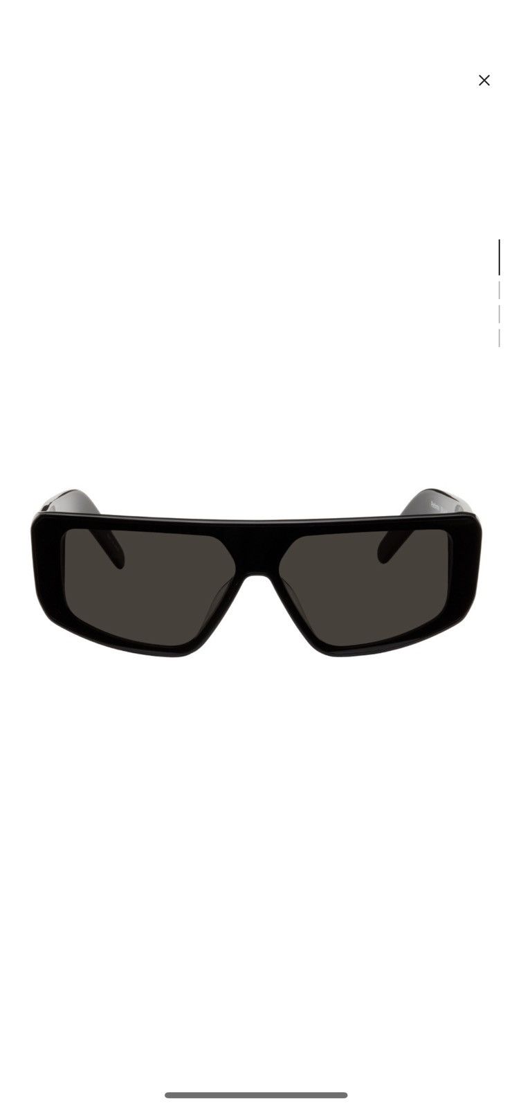 Rick Owens Rick Owens Performa Sunglasses Size ONE SIZE - 13 Thumbnail