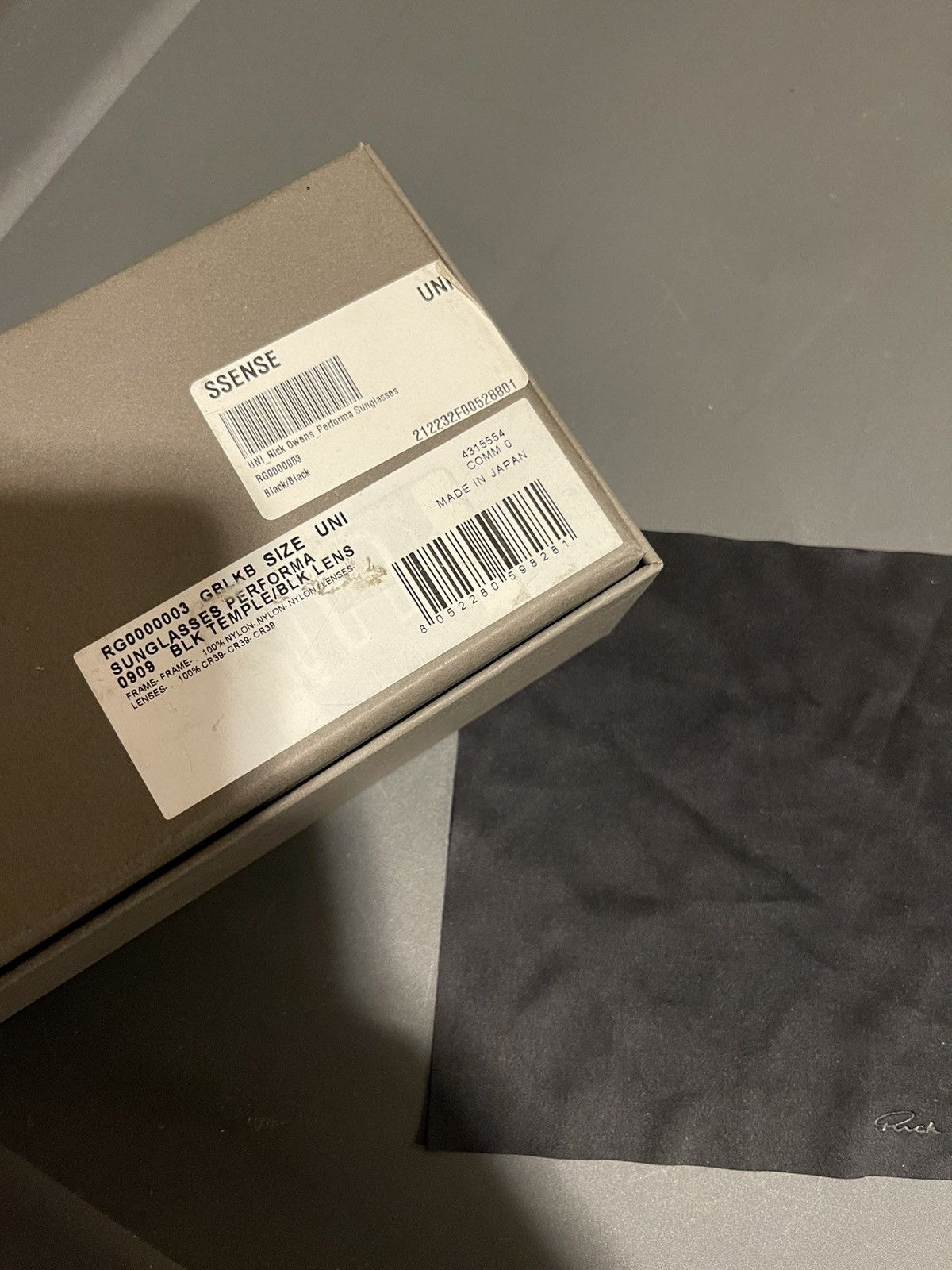 Rick Owens Rick Owens Performa Sunglasses Size ONE SIZE - 7 Thumbnail