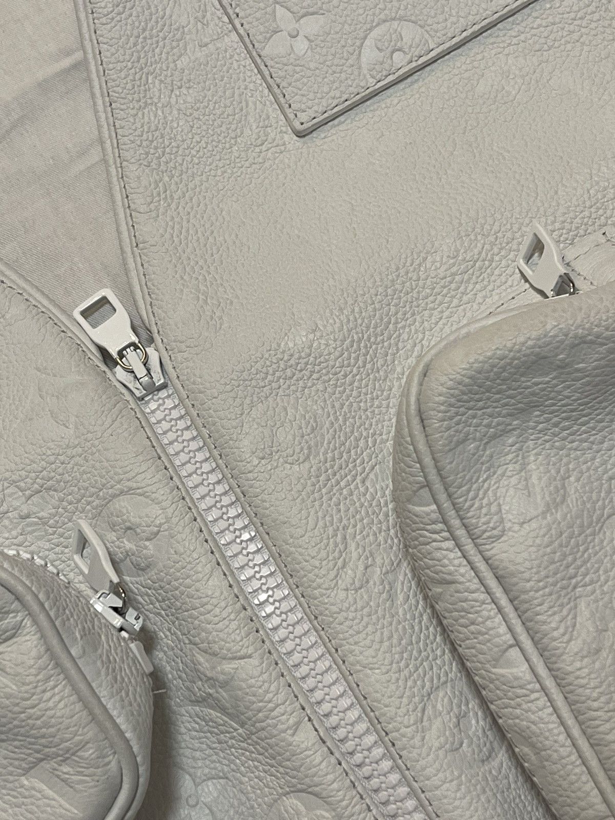 Louis Vuitton × Virgil Abloh Louis Vuitton 19SS street style plain leather vest Size US L / EU 52-54 / 3 - 5 Thumbnail
