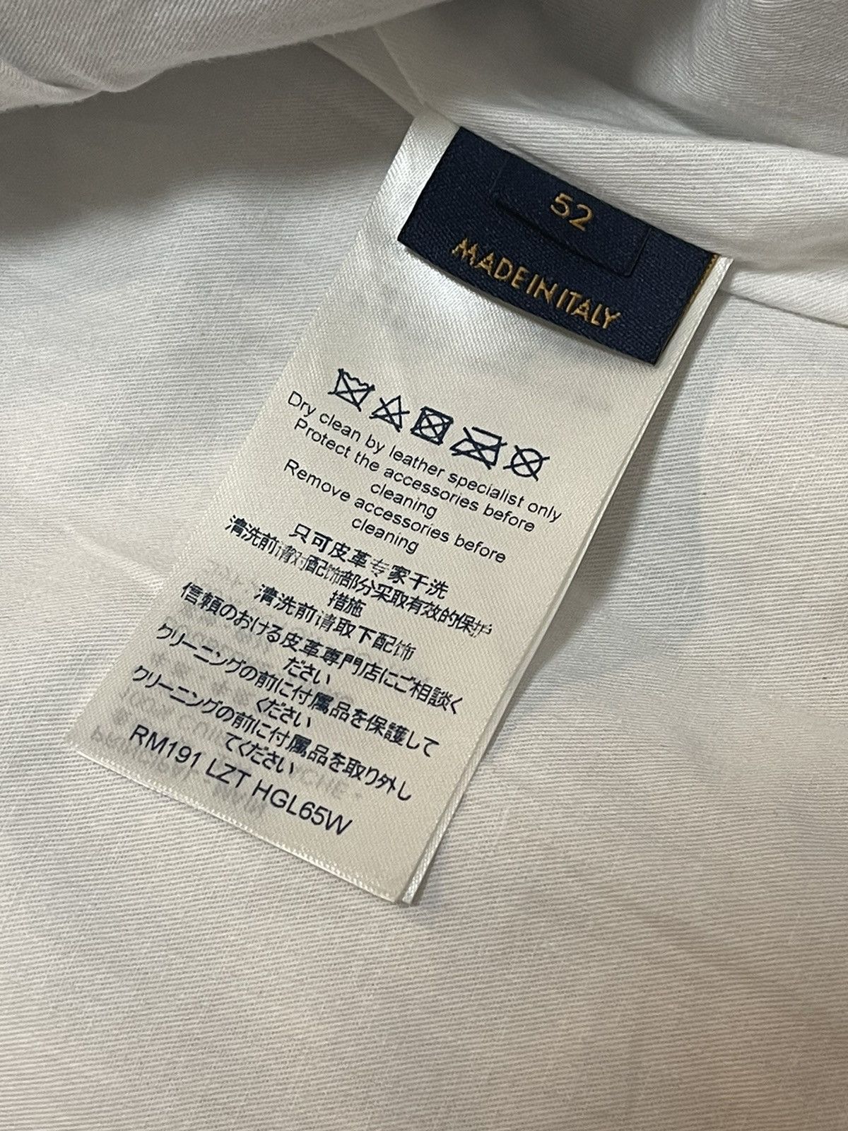 Louis Vuitton × Virgil Abloh Louis Vuitton 19SS street style plain leather vest Size US L / EU 52-54 / 3 - 12 Thumbnail