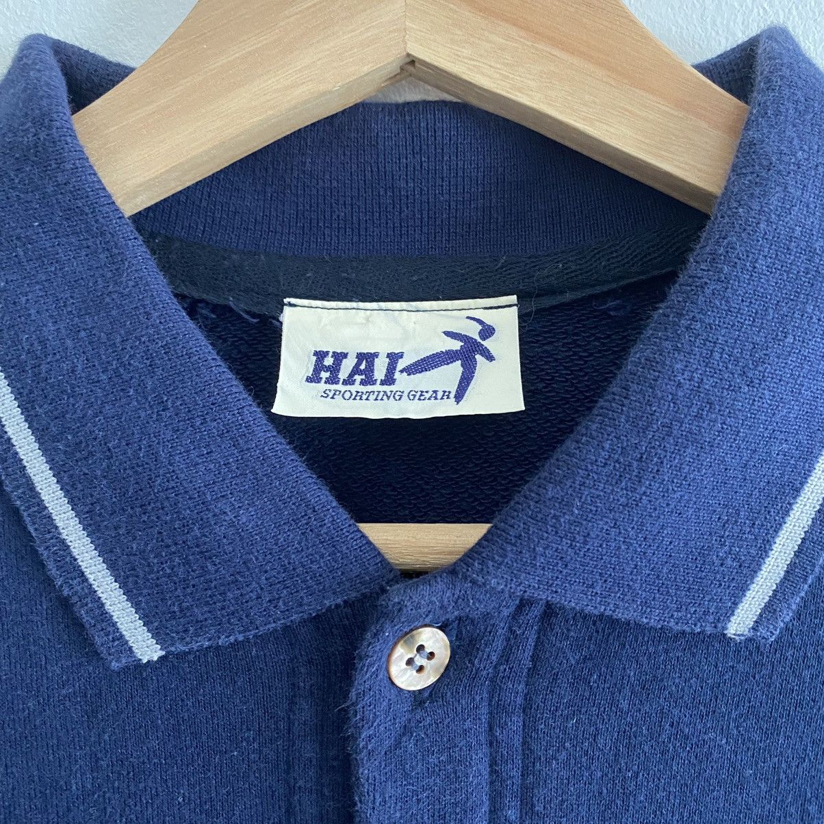 Hai Sporting Gear × Issey Miyake × Vintage Hai Sporting Gear Spring Button Up Sweatshirt Size US M / EU 48-50 / 2 - 4 Thumbnail
