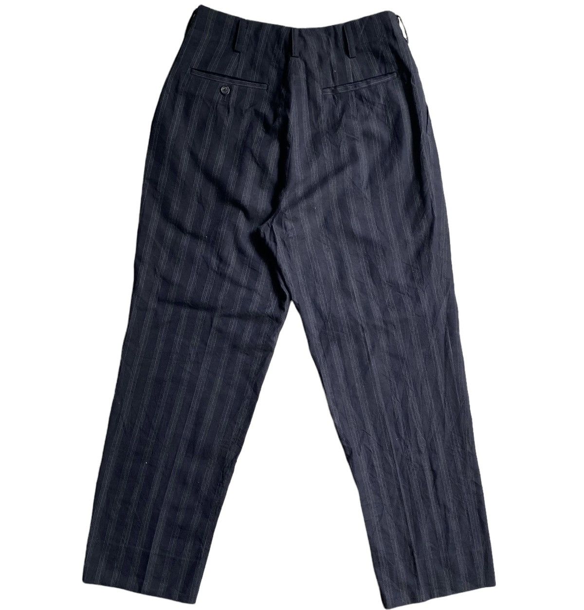Yohji Yamamoto Y’s Wool Stripe High Waist Pants Size US 28 / EU 44 - 2 Thumbnail