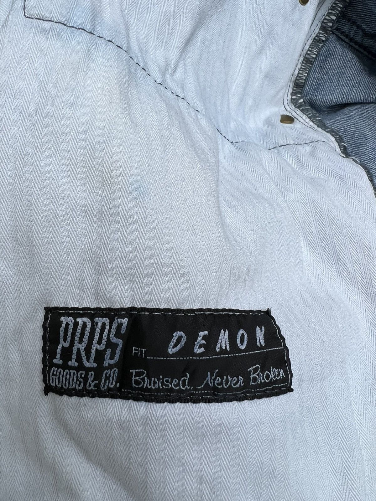 Prps Vintage PRPS Rips Distress Denim Demon Fit Jeans Size US 40 / EU 56 - 23 Thumbnail