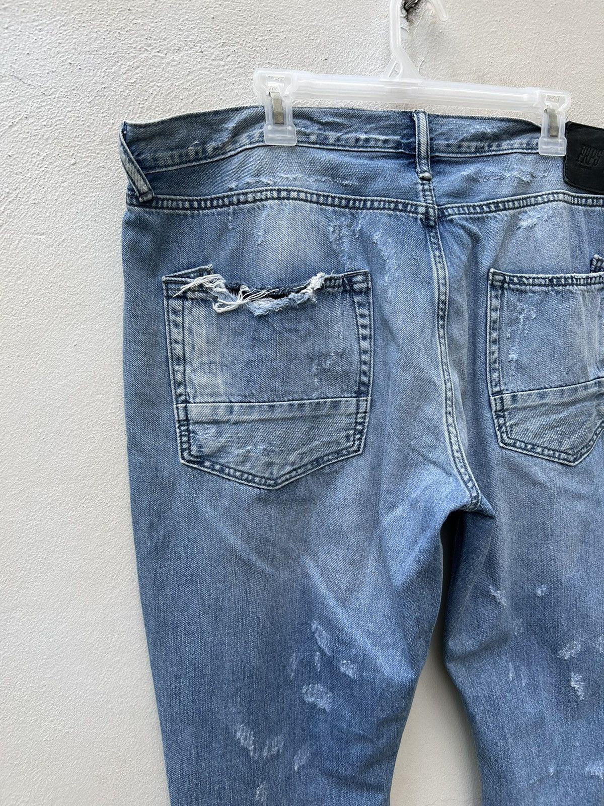 Prps Vintage PRPS Rips Distress Denim Demon Fit Jeans Size US 40 / EU 56 - 17 Thumbnail