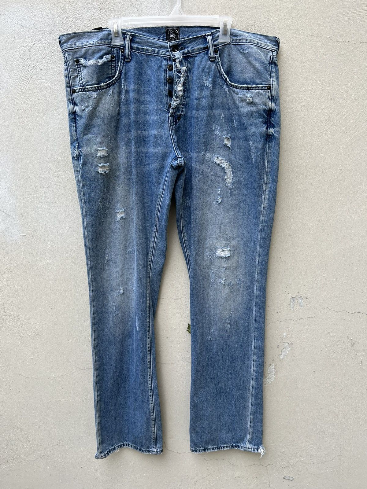 Prps Vintage PRPS Rips Distress Denim Demon Fit Jeans Size US 40 / EU 56 - 6 Thumbnail