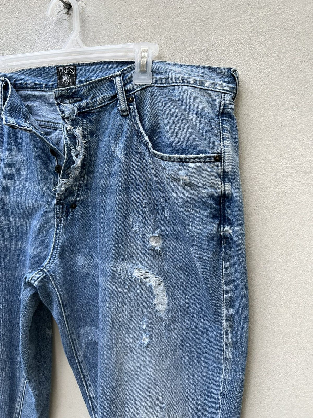 Prps Vintage PRPS Rips Distress Denim Demon Fit Jeans Size US 40 / EU 56 - 12 Thumbnail