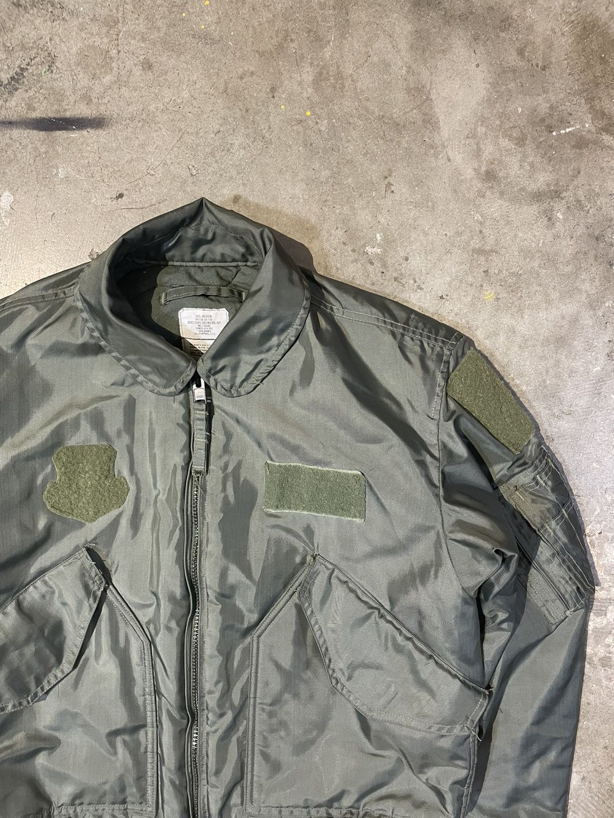 Vintage Vintage Military Bomber Jacket Size US M / EU 48-50 / 2 - 2 Thumbnail
