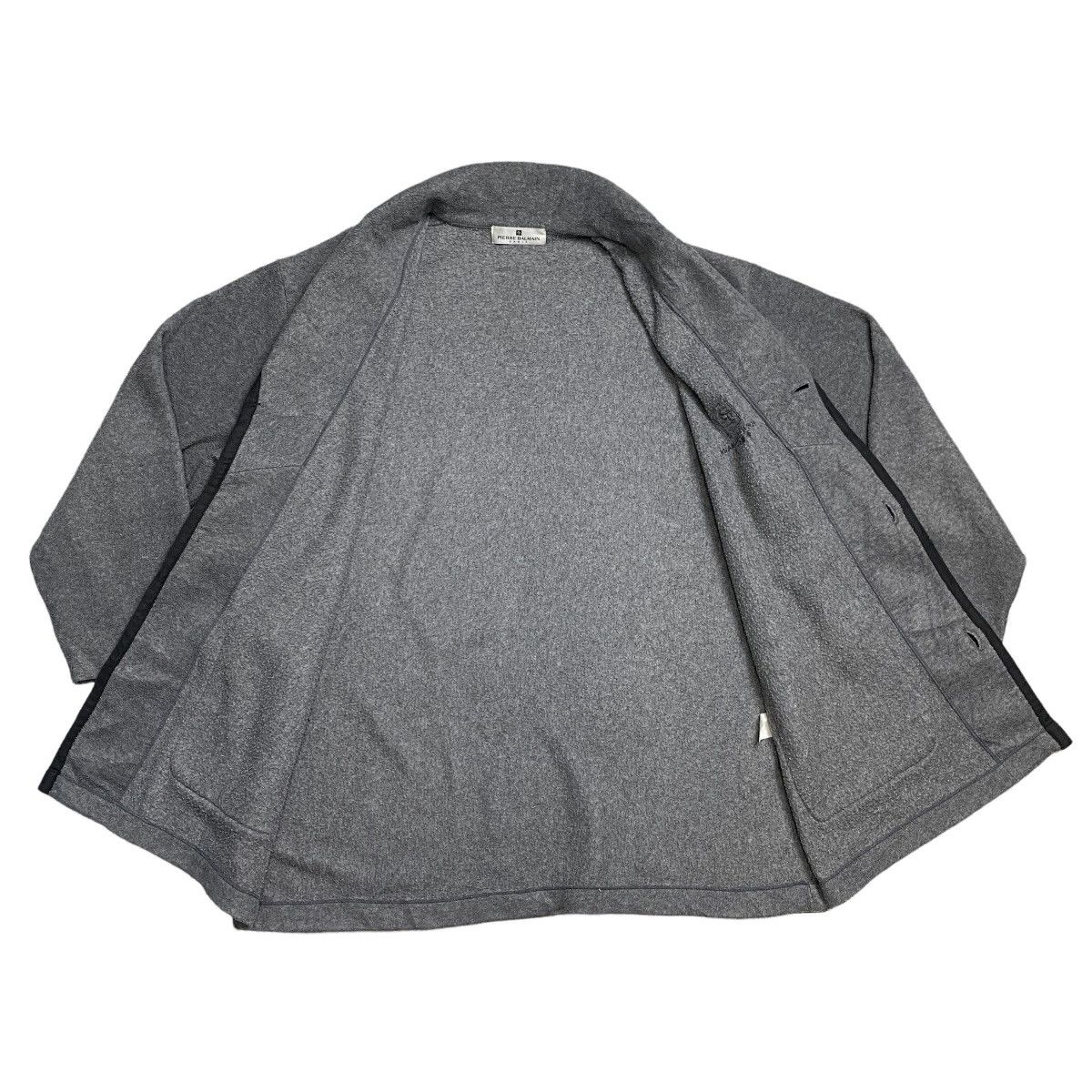 Balmain × Pierre Balmain × Vintage Pierre Balmain shawl collar cardigan fleece Size US M / EU 48-50 / 2 - 6 Thumbnail