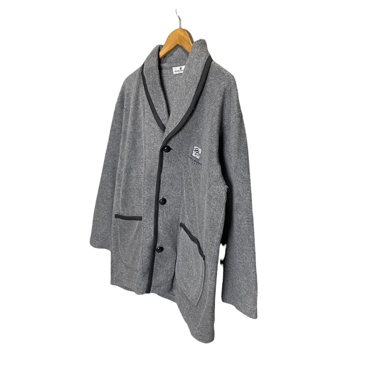 Balmain × Pierre Balmain × Vintage Pierre Balmain shawl collar cardigan fleece Size US M / EU 48-50 / 2 - 4 Thumbnail
