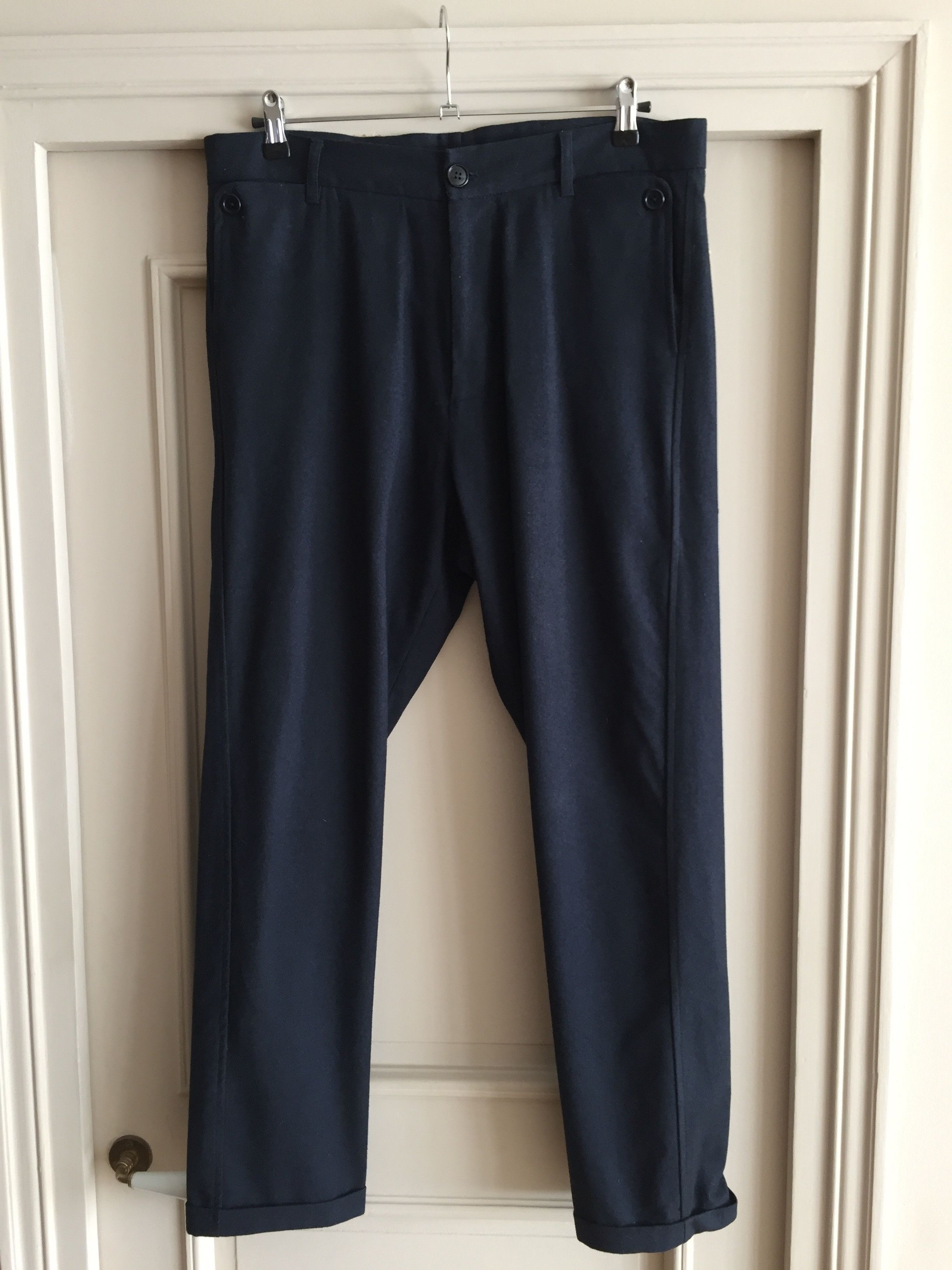 Dirk Bikkembergs Low rise,but not drop crotch classic pants Size US 32 / EU 48 - 1 Thumbnail