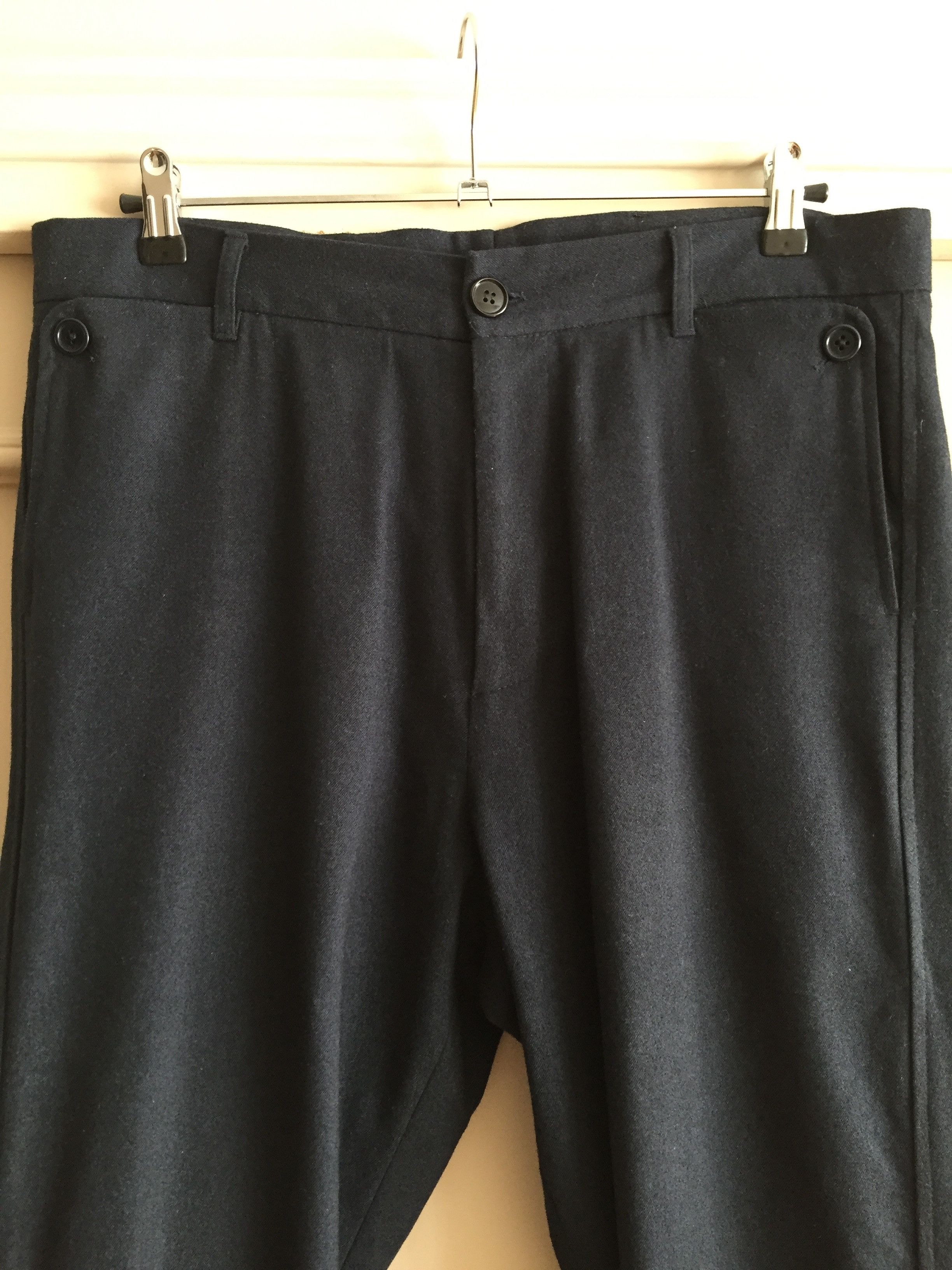 Dirk Bikkembergs Low rise,but not drop crotch classic pants Size US 32 / EU 48 - 2 Thumbnail