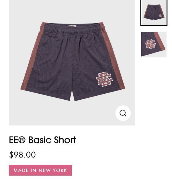 Eric Emanuel EE Basic Sweat Short Deco Rose/Orange