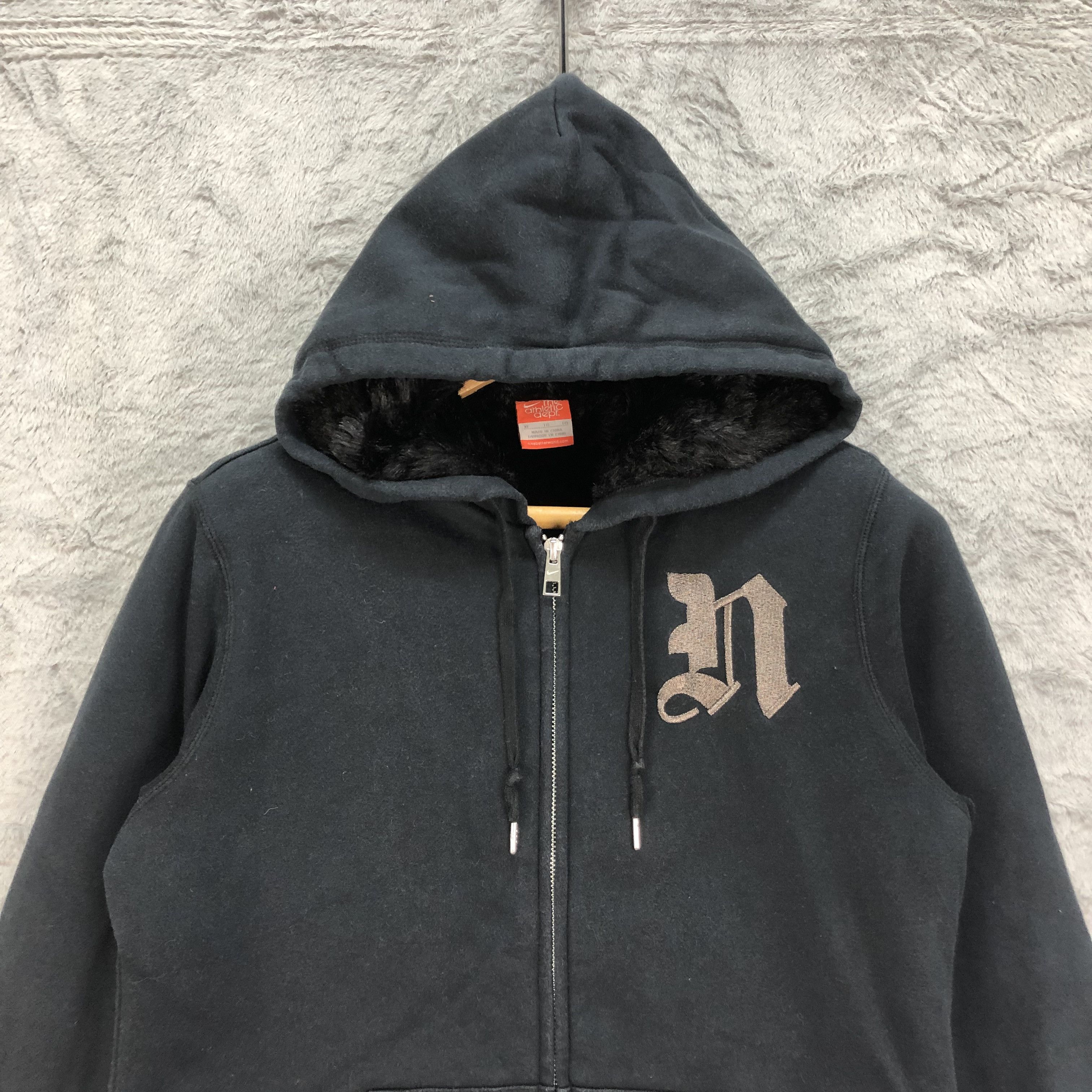 Nike Nike Zipper Hoodies Embroidery Logo Fur Insides #4416-153 Size M / US 6-8 / IT 42-44 - 2 Thumbnail