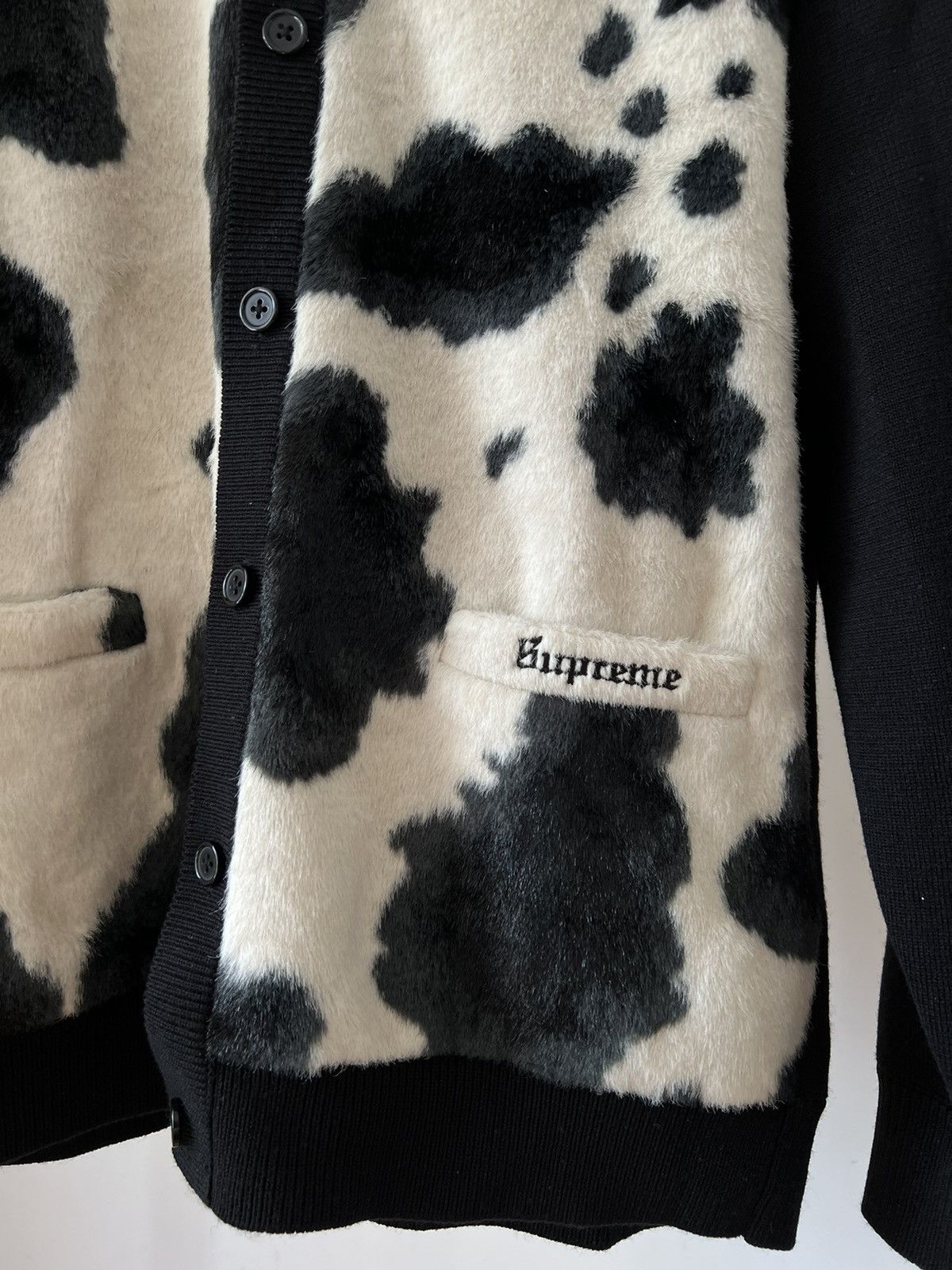 Supreme “Cow Print” Cardigan (M)