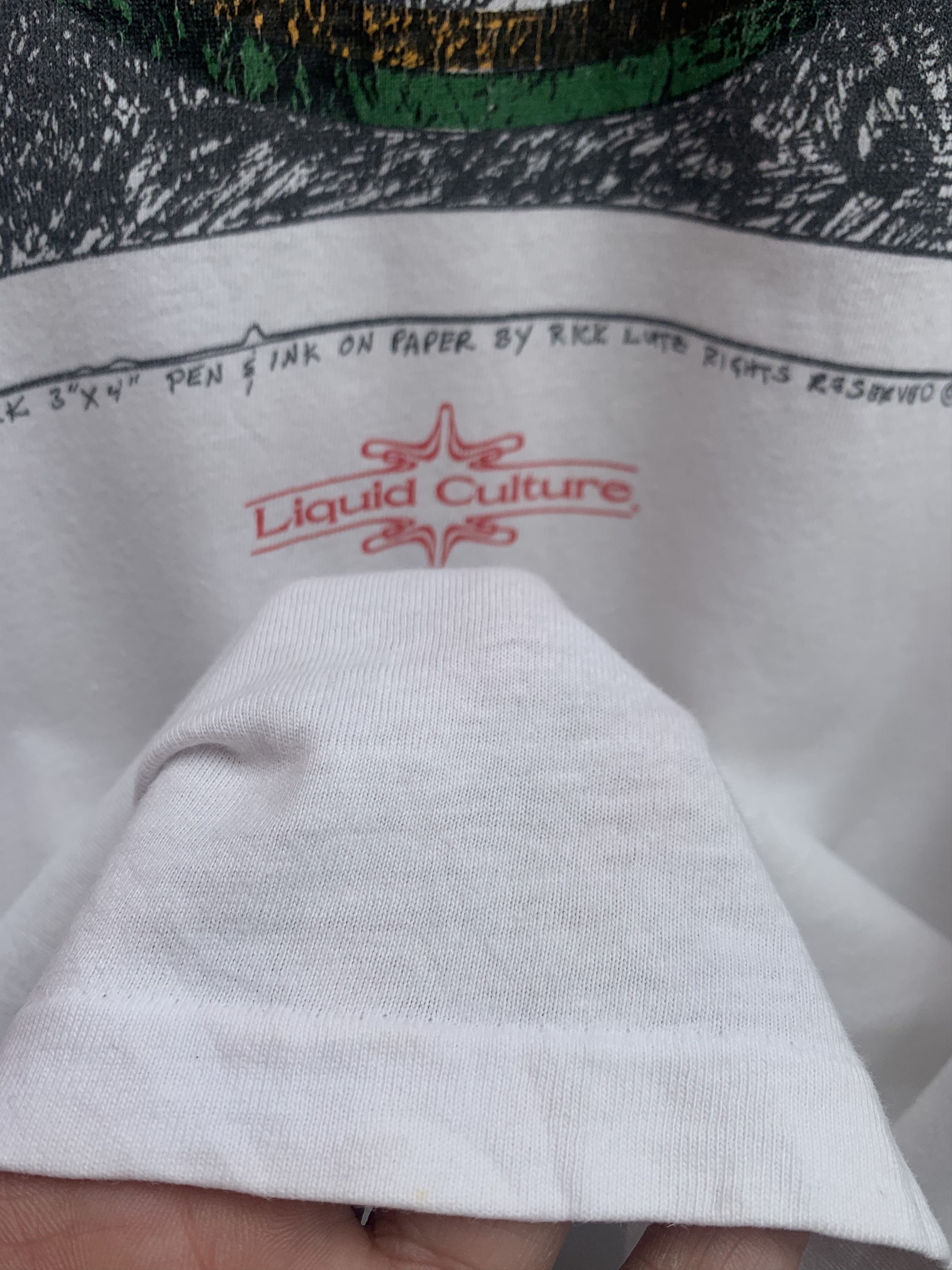 Hanes × Vintage Liquid Culture Art Vintage 1993's Shirt Size US L / EU 52-54 / 3 - 6 Thumbnail