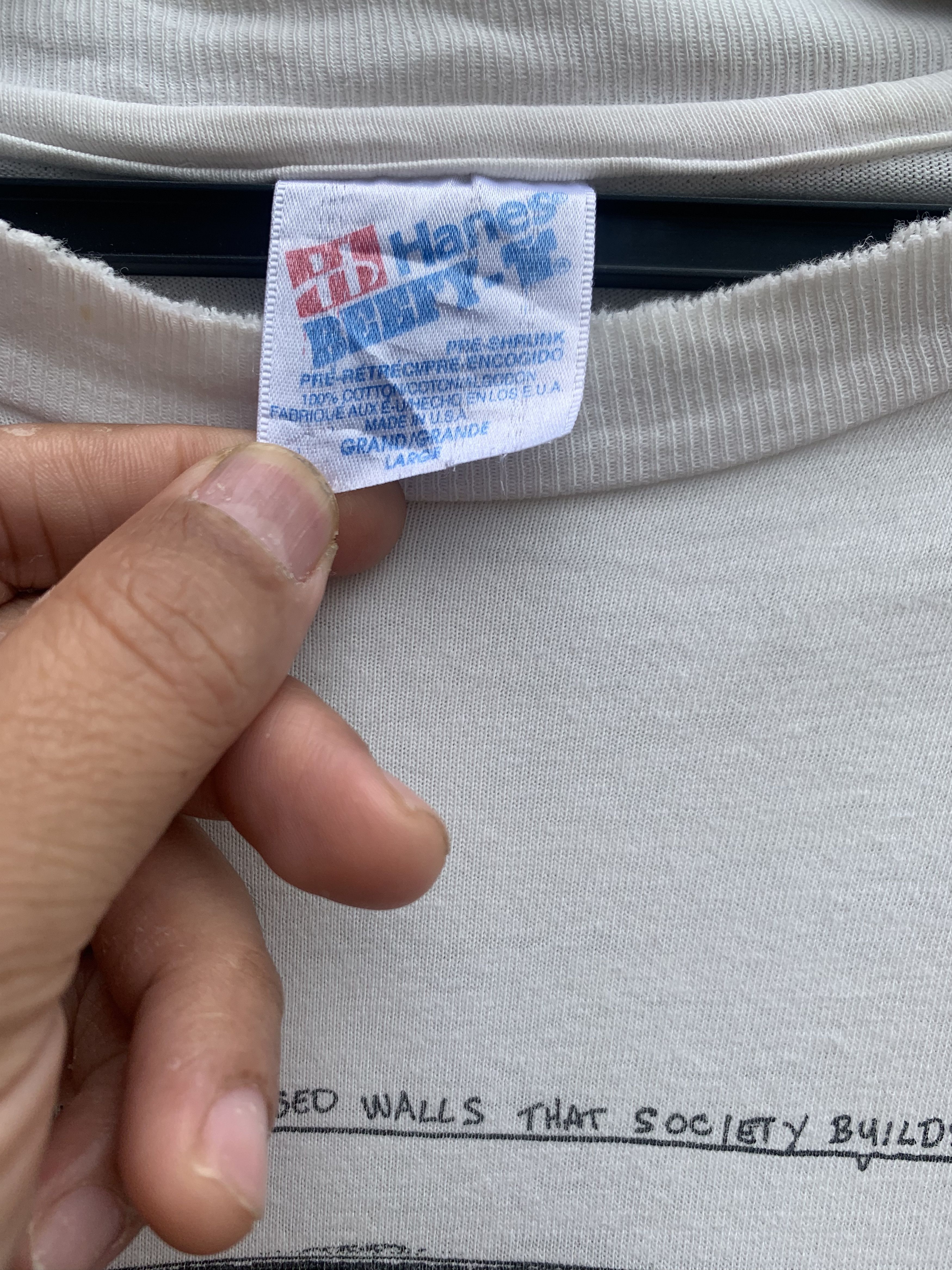 Hanes × Vintage Liquid Culture Art Vintage 1993's Shirt Size US L / EU 52-54 / 3 - 7 Thumbnail