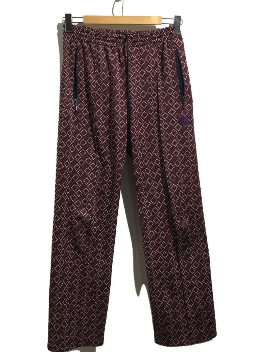 Cropped Pants Bordeaux Whole pattern polyester
