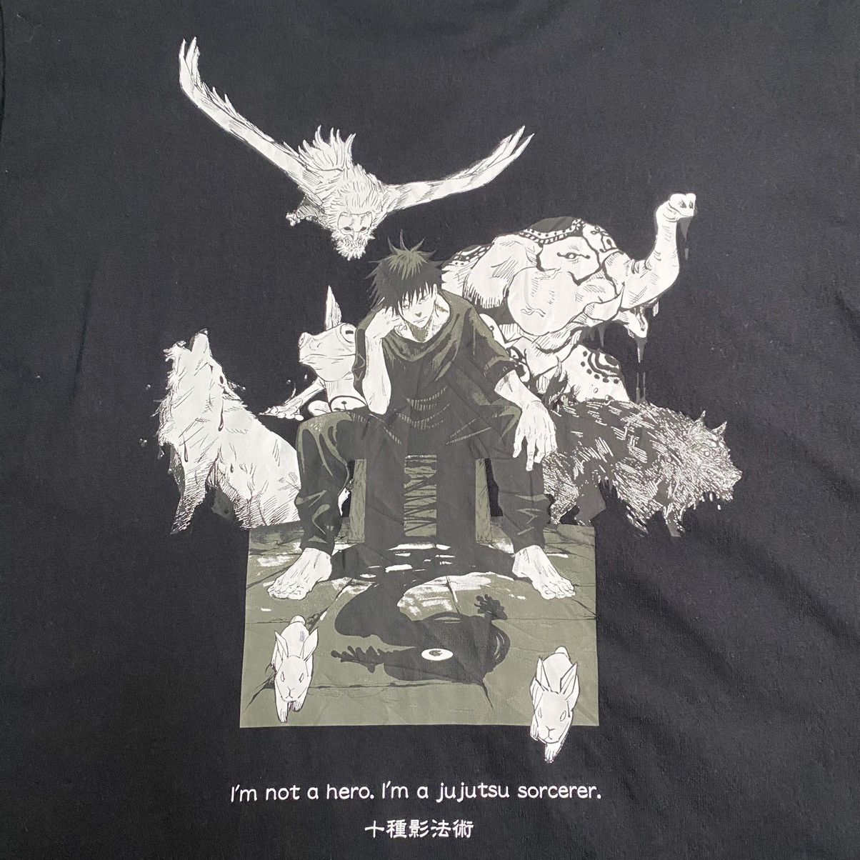 Anime × Cartoon Network × Japanese Brand 🔥RARE🔥 Jujutsu Kaisen Megumi Fushiguro Mappa Anime Tshirt Size US XL / EU 56 / 4 - 4 Thumbnail