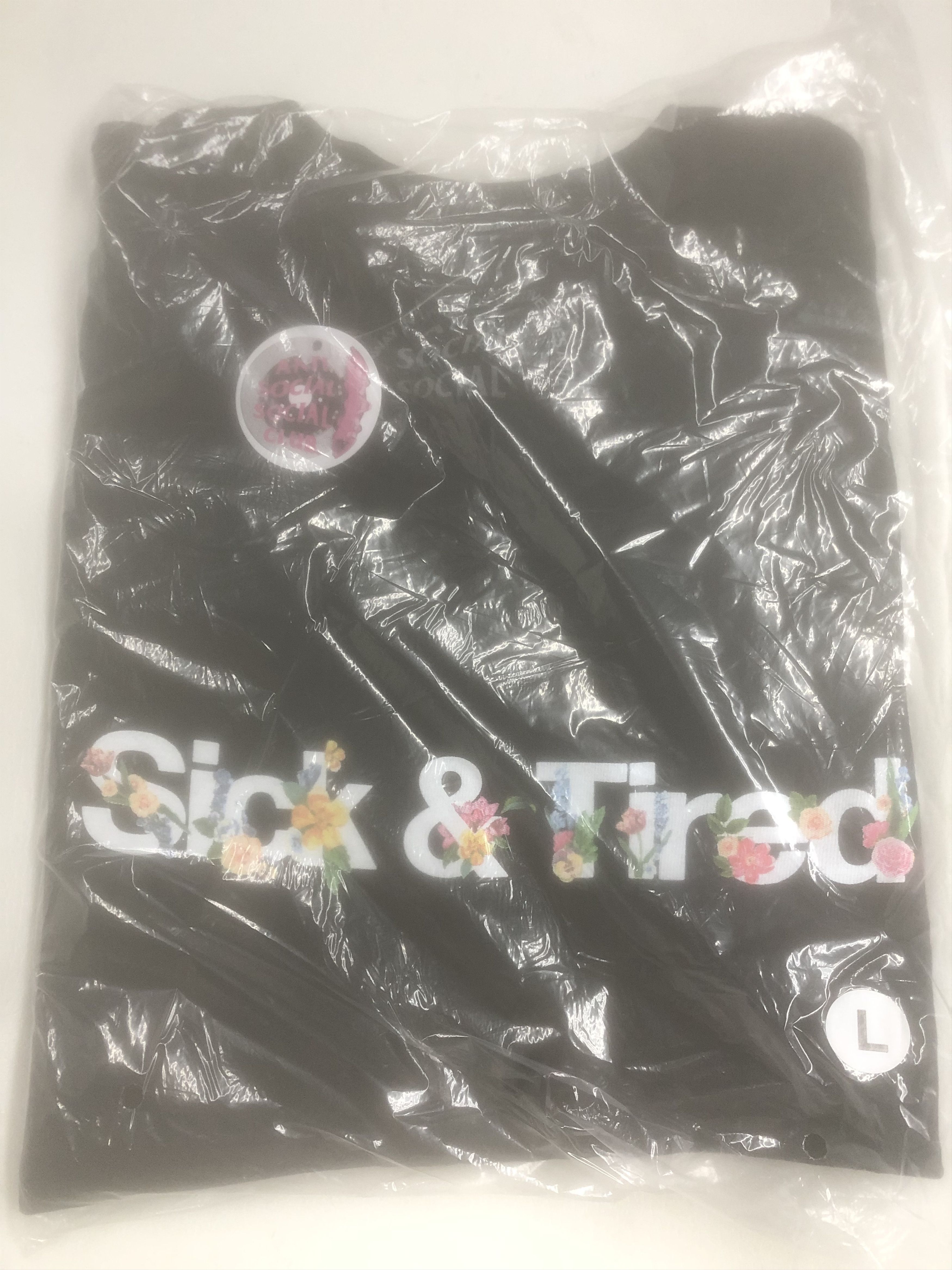 Anti Social Social Club DS White ASSC Sick & Tired Self Conclusion Black Tee FTP FOG Size US L / EU 52-54 / 3 - 2 Thumbnail