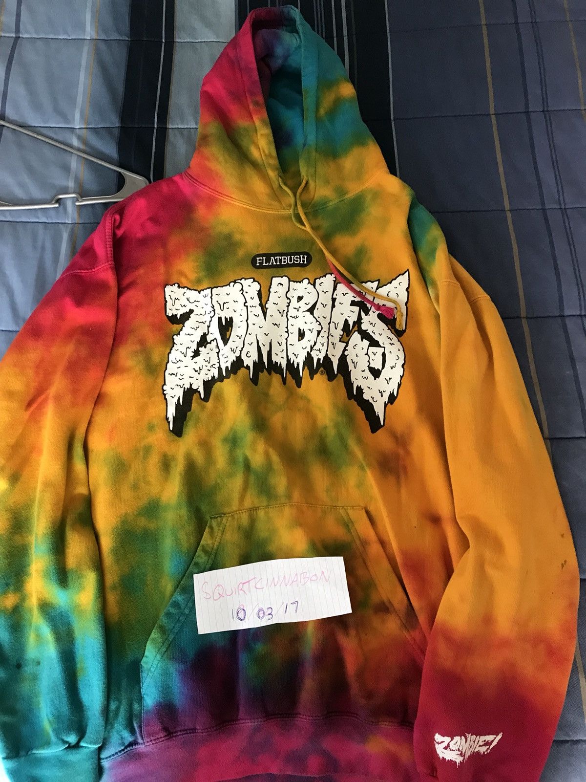 Flatbush Zombies Flatbush Zombies Tie Dye Hoodie Grailed