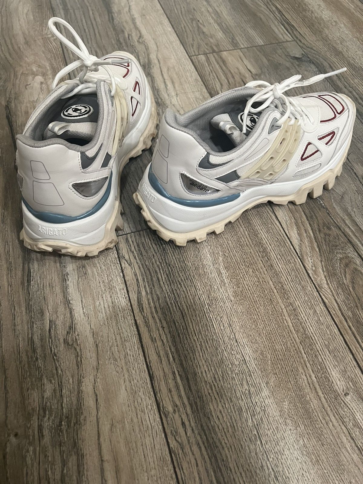 Axel Arigato Axel Arigato white and beige marathon R tic Size US 8 / EU 41 - 3 Thumbnail