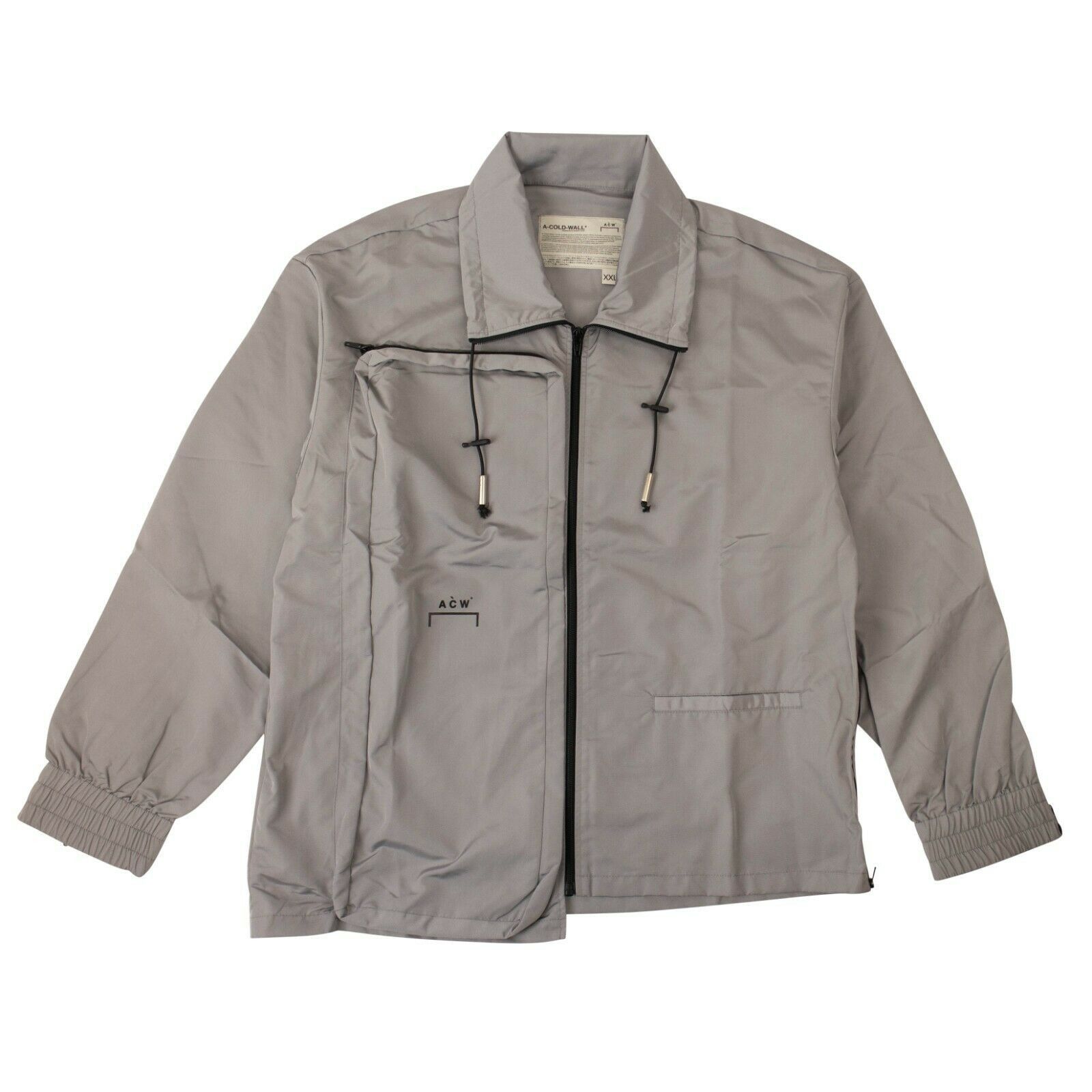 A-COLD-WALL* Gray Multi Zip Windbreaker Jacket Size XL Size US XL / EU 56 / 4 - 1 Thumbnail