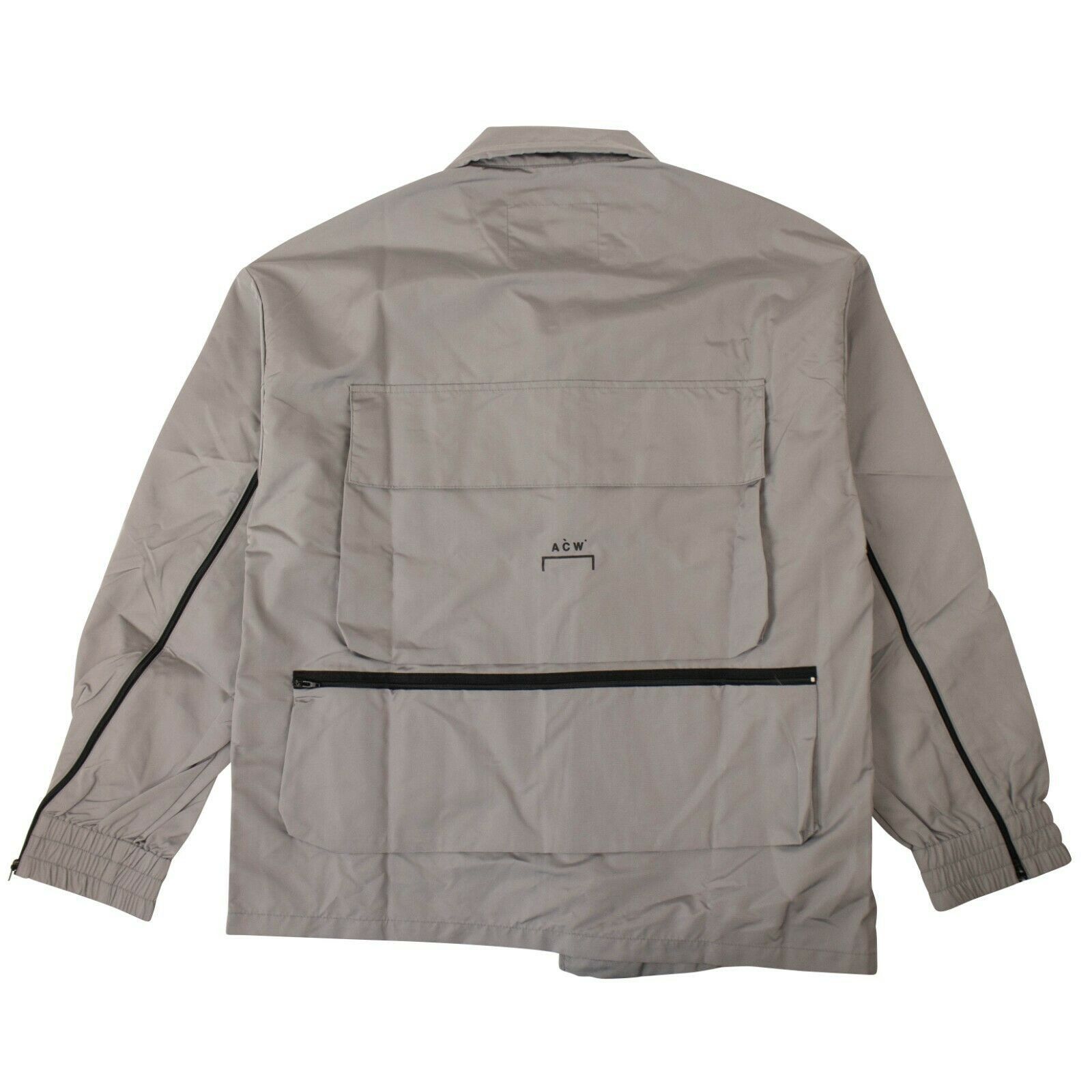 A-COLD-WALL* Gray Multi Zip Windbreaker Jacket Size XL Size US XL / EU 56 / 4 - 3 Thumbnail