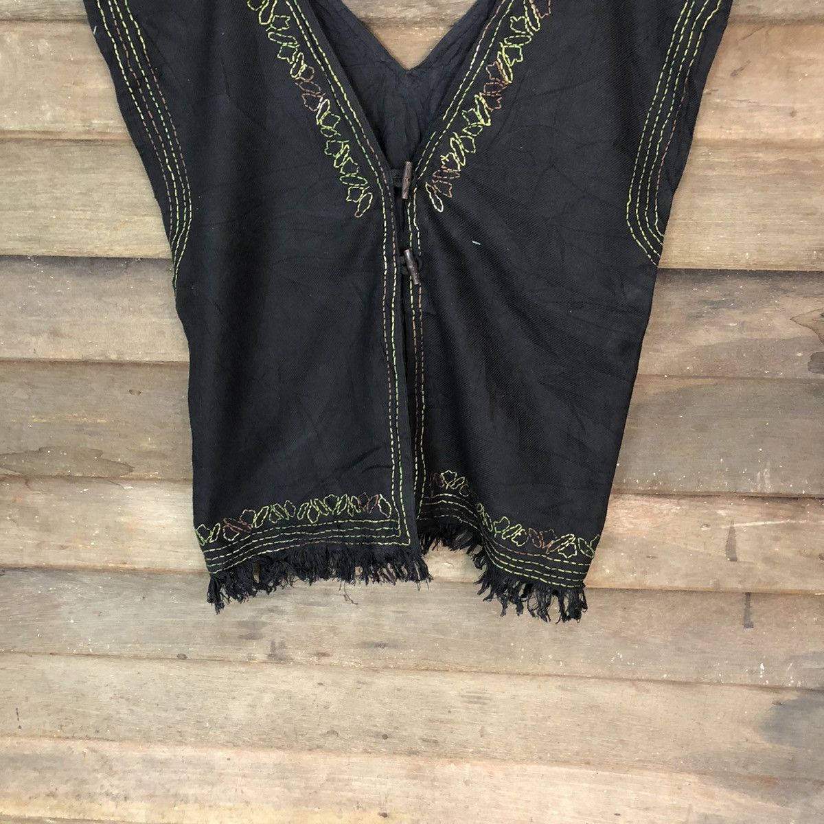 Vintage Ganesh japan vintage art Black Vest #H261 Size US M / EU 48-50 / 2 - 3 Thumbnail