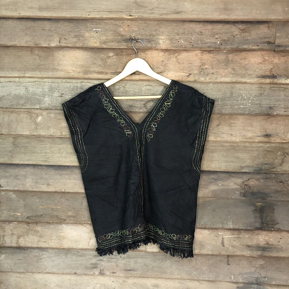 Vintage Ganesh japan vintage art Black Vest #H261 Size US M / EU 48-50 / 2 - 9 Thumbnail