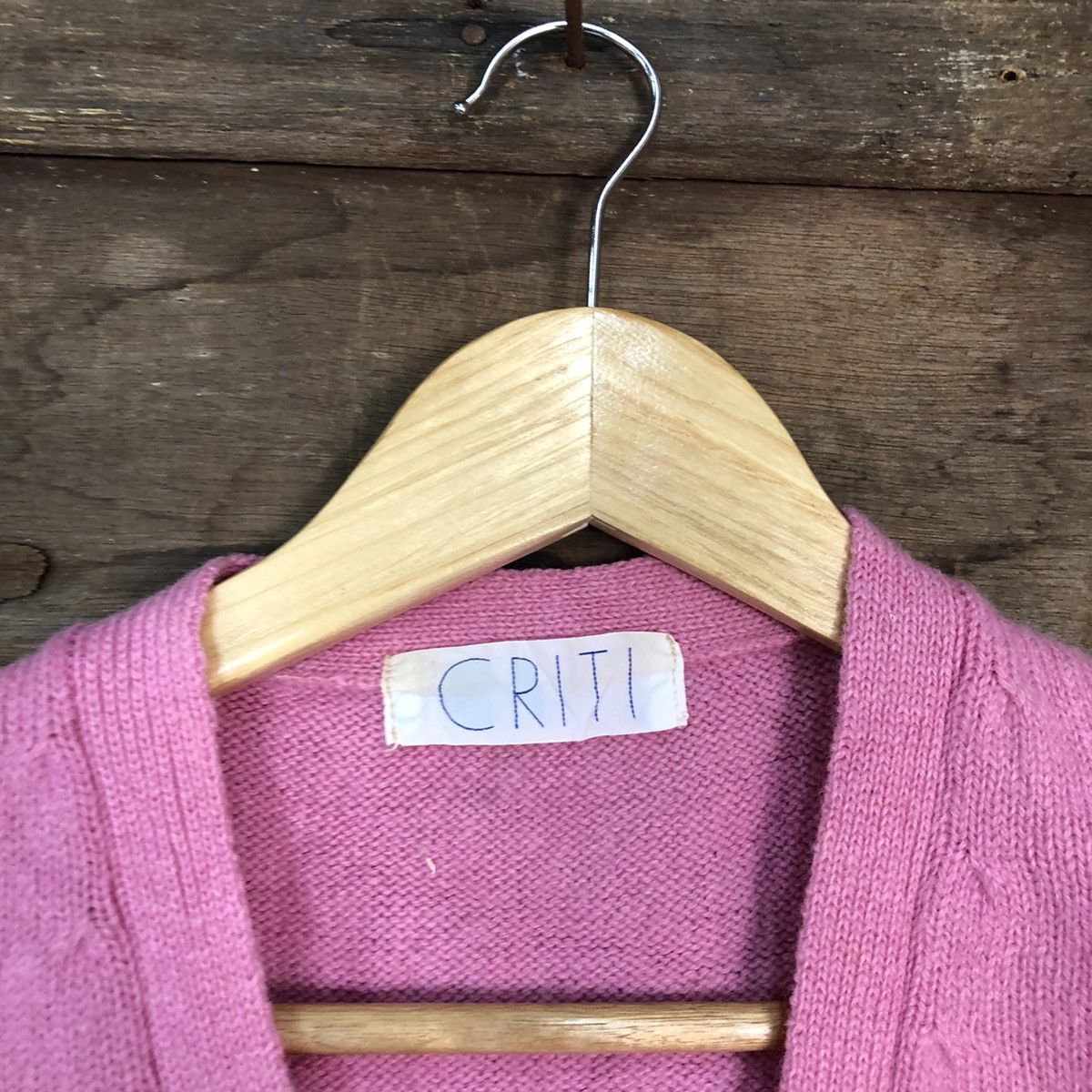 Aran Isles Knitwear CRTI Pink Vest sleeveless japan #H251 Size XS / US 0-2 / IT 36-38 - 8 Thumbnail
