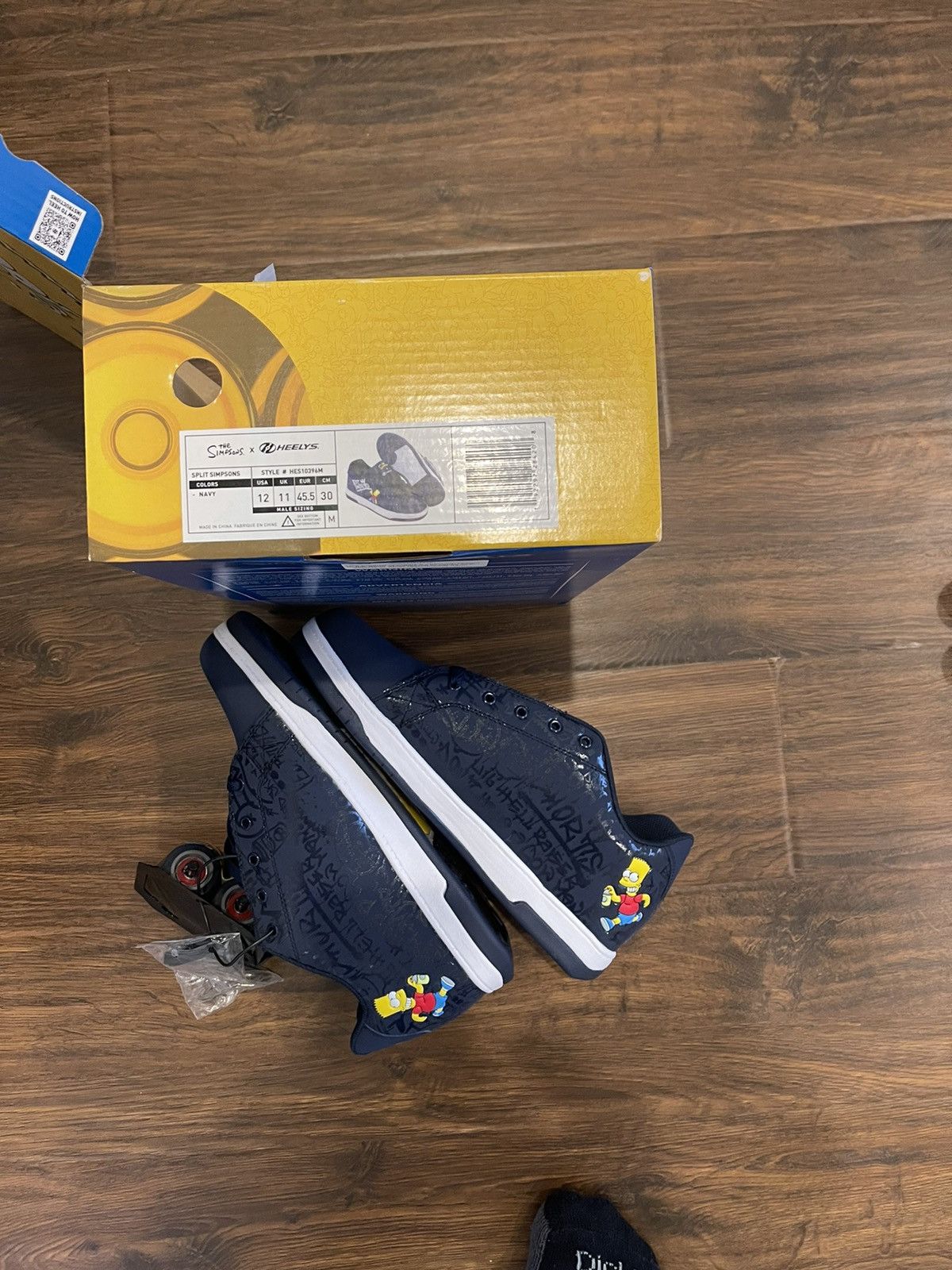 Heelys × The Simpsons Bart Simpson x Heelys size 12 rare sneakers Size US 12 / EU 45 - 3 Thumbnail