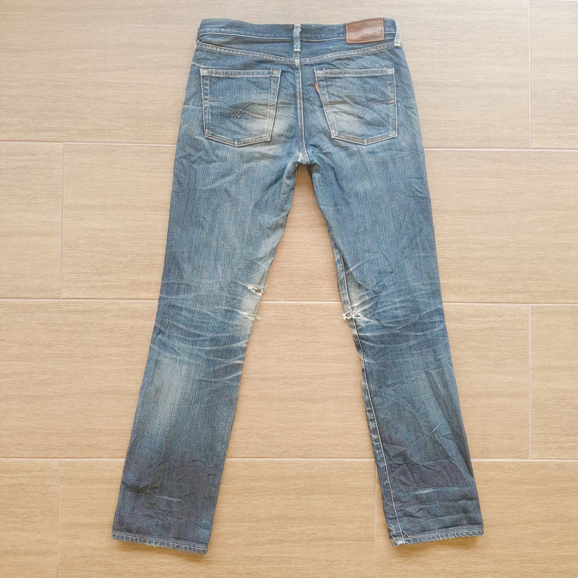 Jean × Levi's × Vintage W30 Vintage Levi’s Distressed FLARE Denim Jean Pants Size US 30 / EU 46 - 6 Thumbnail