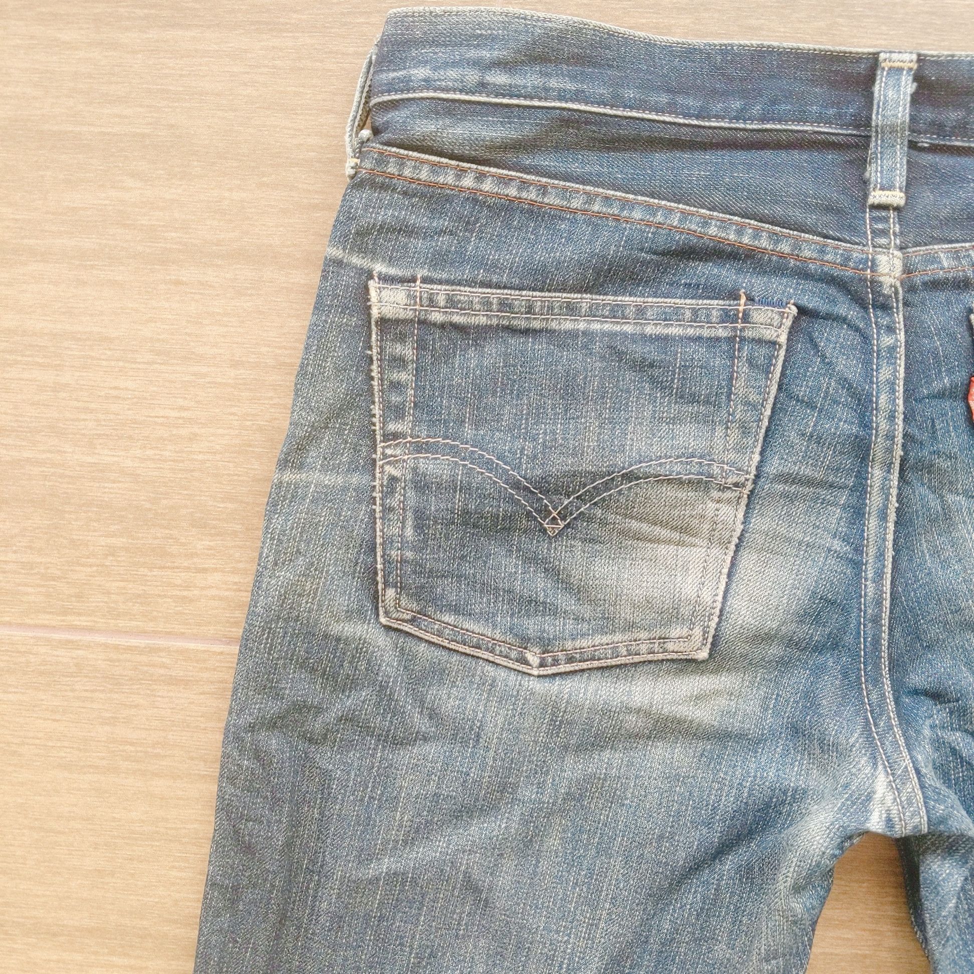 Jean × Levi's × Vintage W30 Vintage Levi’s Distressed FLARE Denim Jean Pants Size US 30 / EU 46 - 4 Thumbnail