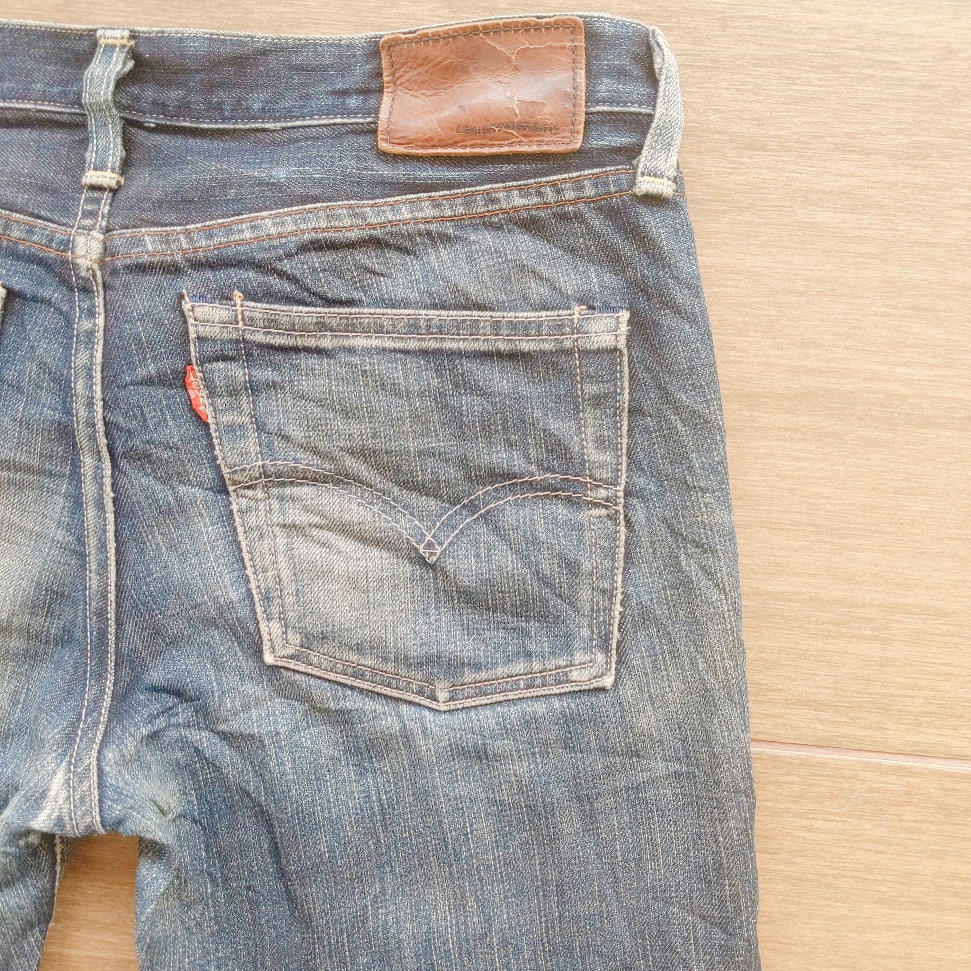 Jean × Levi's × Vintage W30 Vintage Levi’s Distressed FLARE Denim Jean Pants Size US 30 / EU 46 - 3 Thumbnail