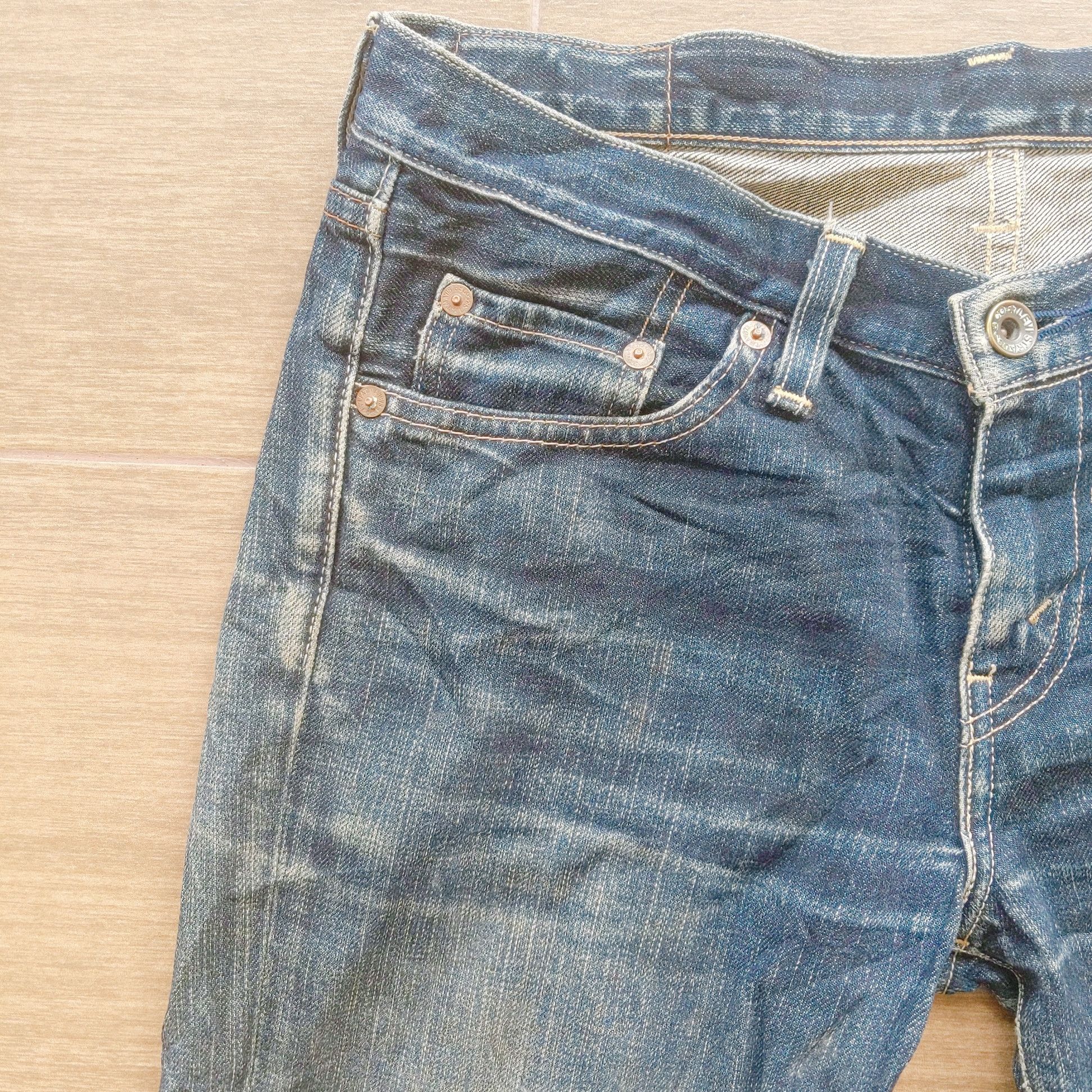 Jean × Levi's × Vintage W30 Vintage Levi’s Distressed FLARE Denim Jean Pants Size US 30 / EU 46 - 11 Thumbnail