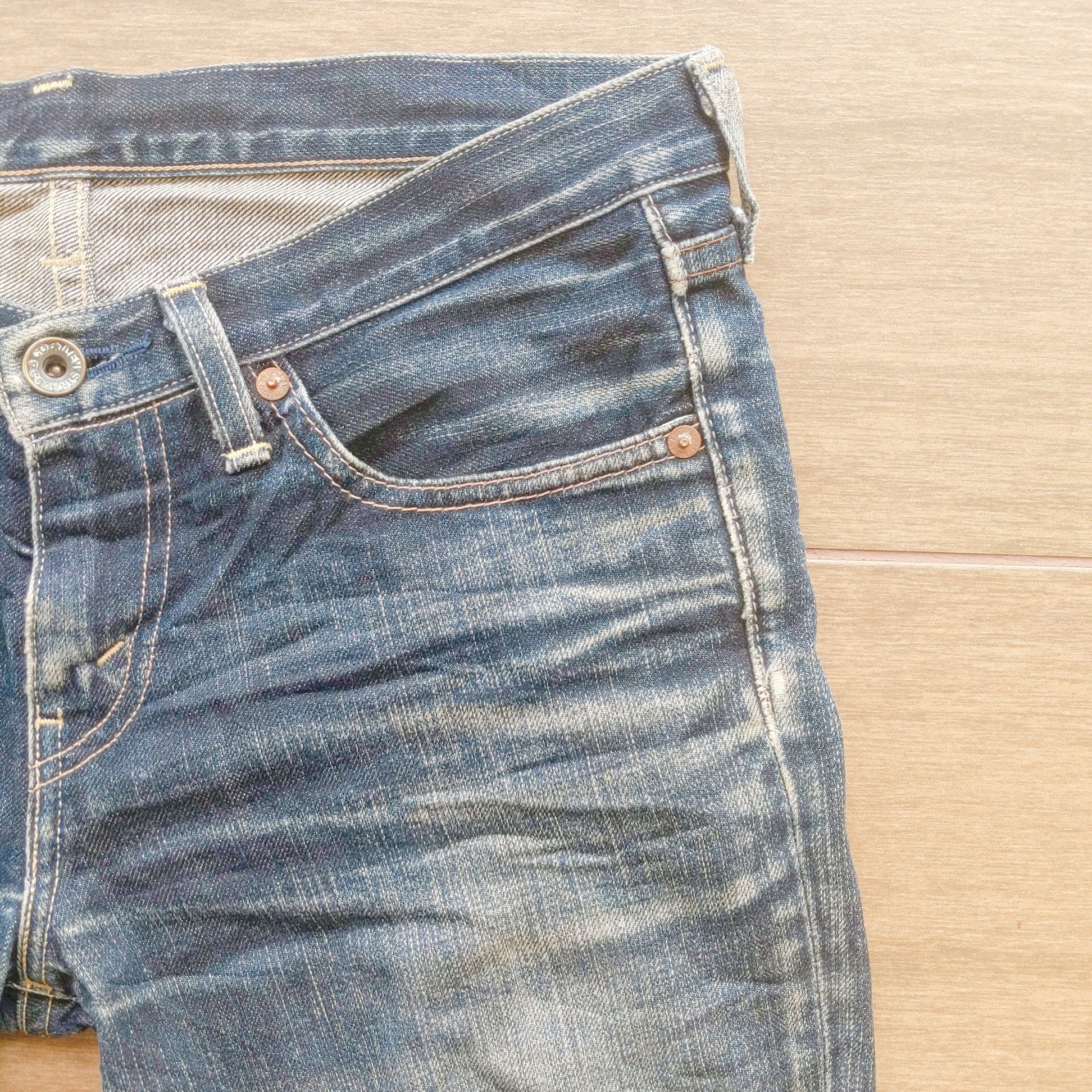 Jean × Levi's × Vintage W30 Vintage Levi’s Distressed FLARE Denim Jean Pants Size US 30 / EU 46 - 10 Thumbnail