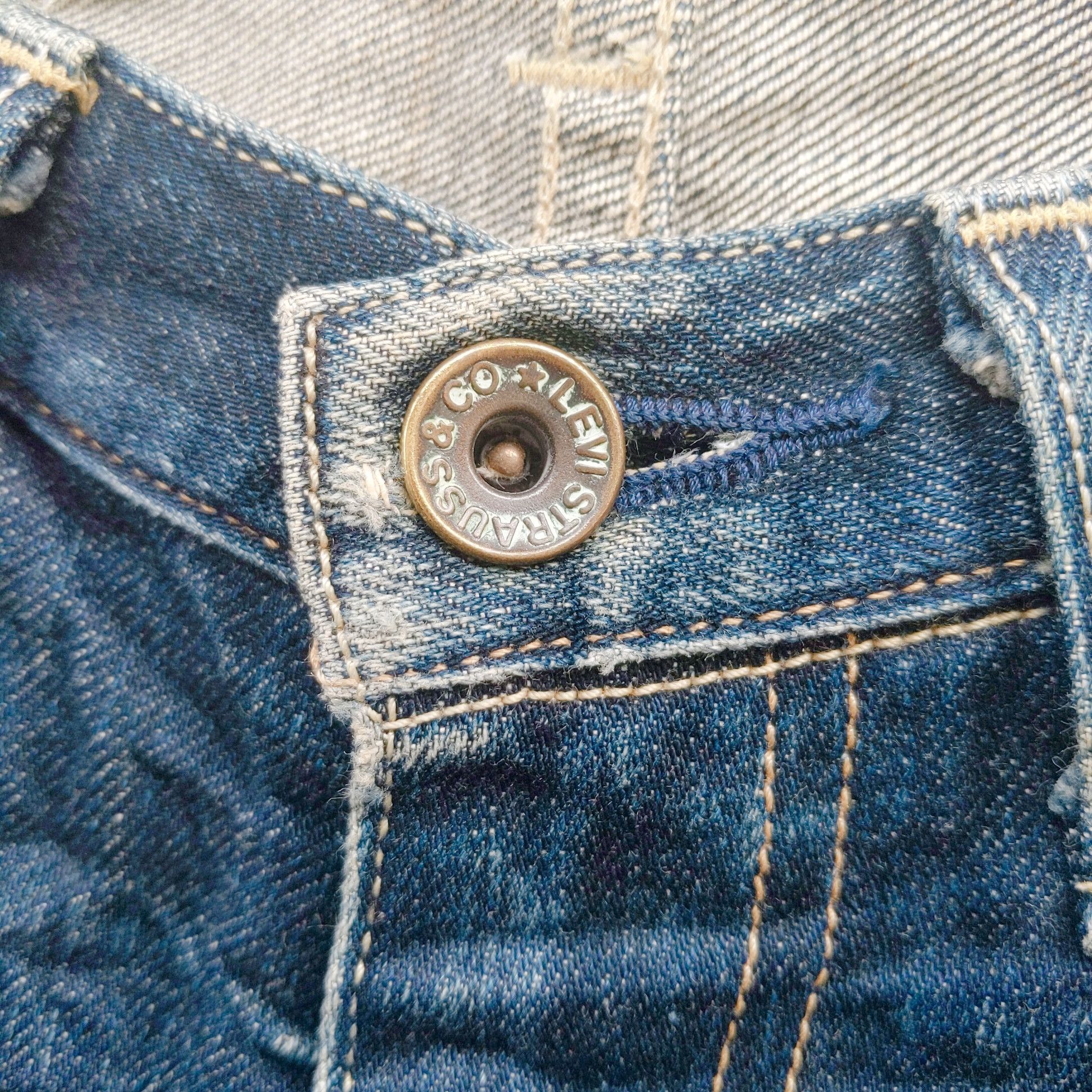Jean × Levi's × Vintage W30 Vintage Levi’s Distressed FLARE Denim Jean Pants Size US 30 / EU 46 - 8 Thumbnail