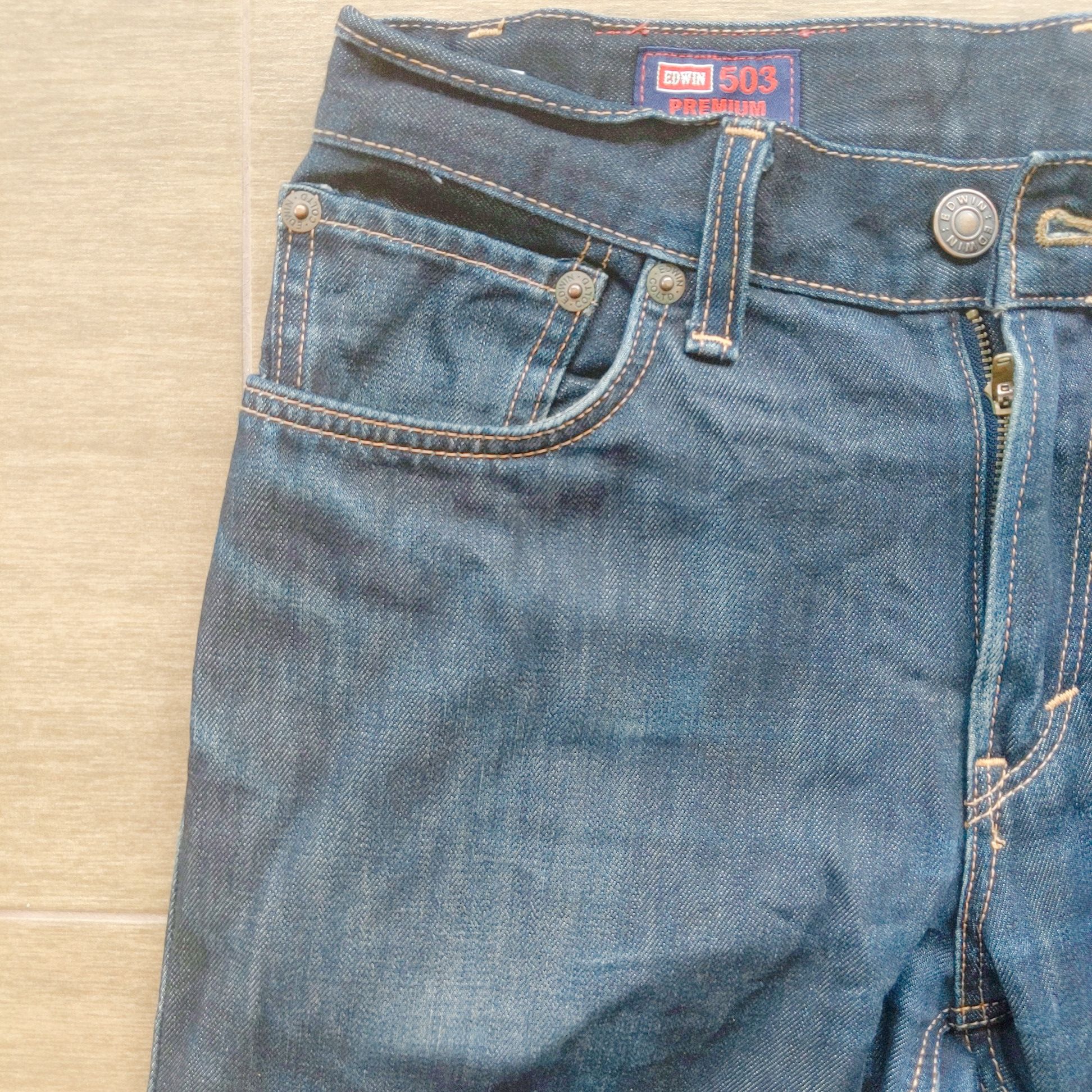 Japanese Brand Vintage Edwin 503 Premium Japan Denim Pants Size US 32 / EU 48 - 12 Thumbnail