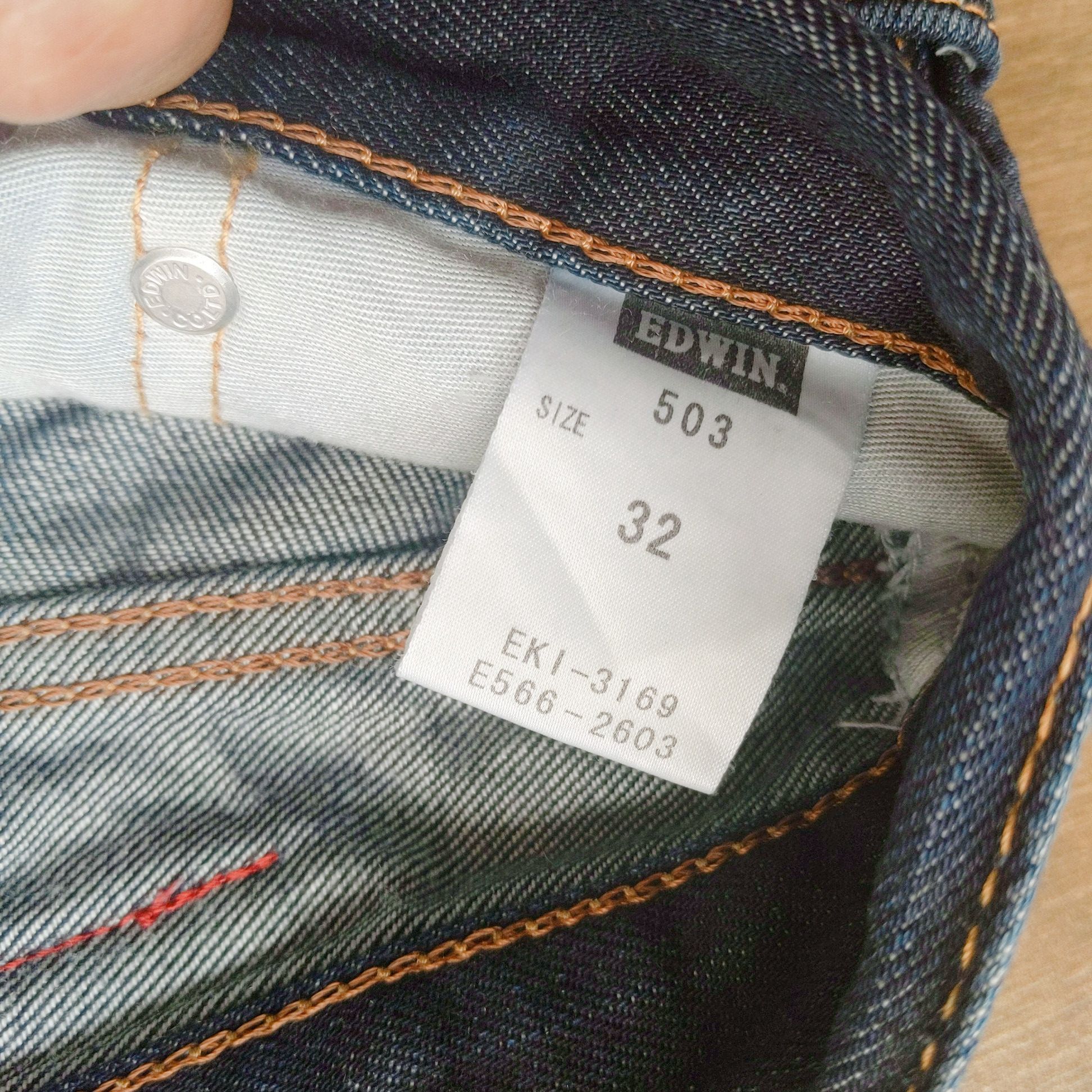 Japanese Brand Vintage Edwin 503 Premium Japan Denim Pants Size US 32 / EU 48 - 9 Thumbnail