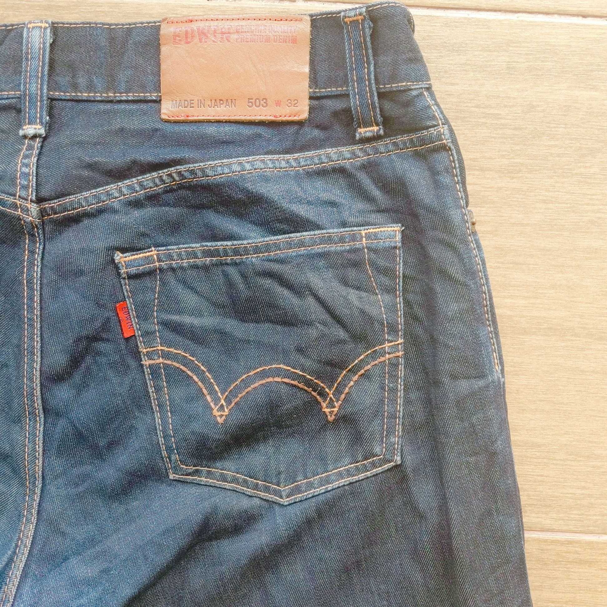 Japanese Brand Vintage Edwin 503 Premium Japan Denim Pants Size US 32 / EU 48 - 4 Thumbnail