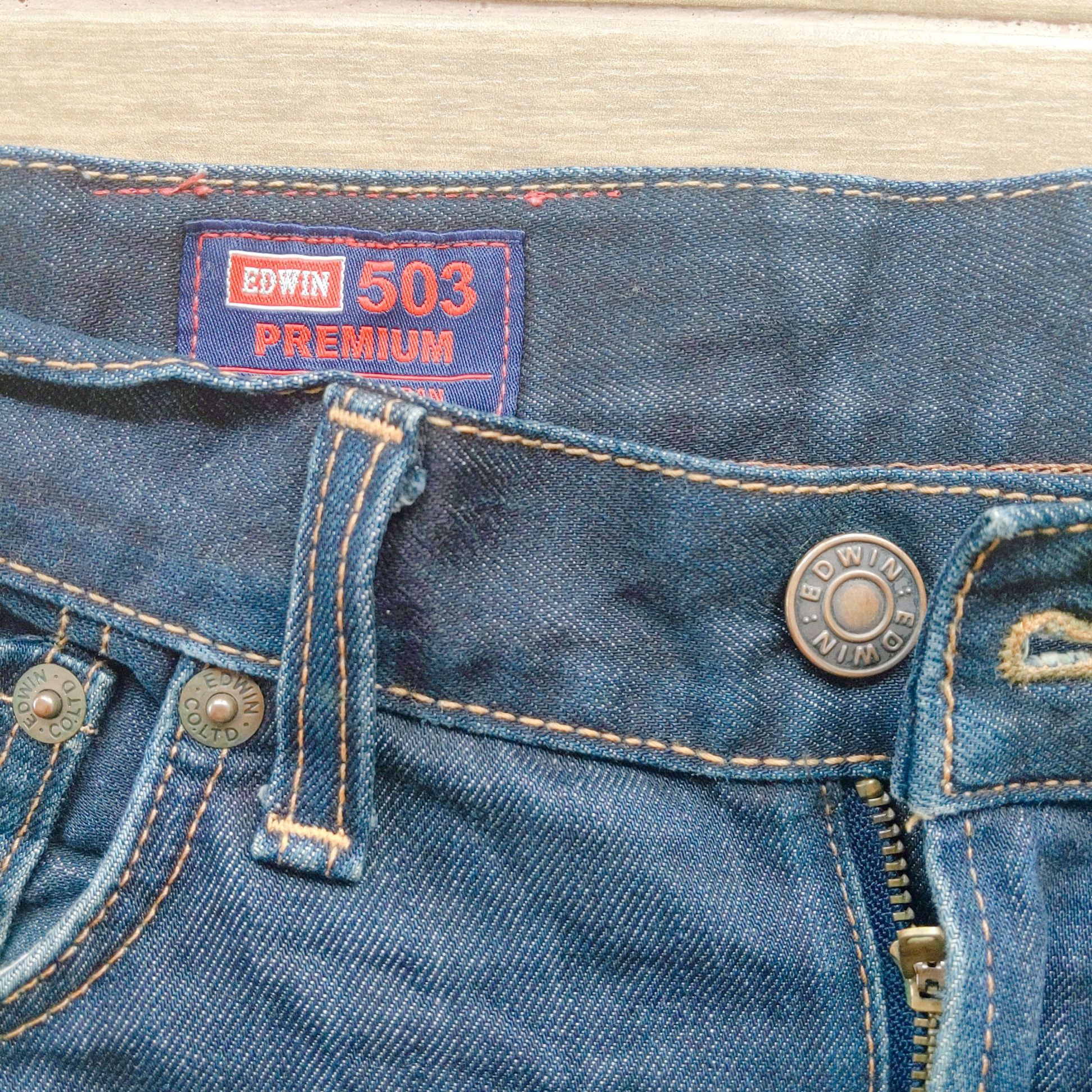 Japanese Brand Vintage Edwin 503 Premium Japan Denim Pants Size US 32 / EU 48 - 10 Thumbnail