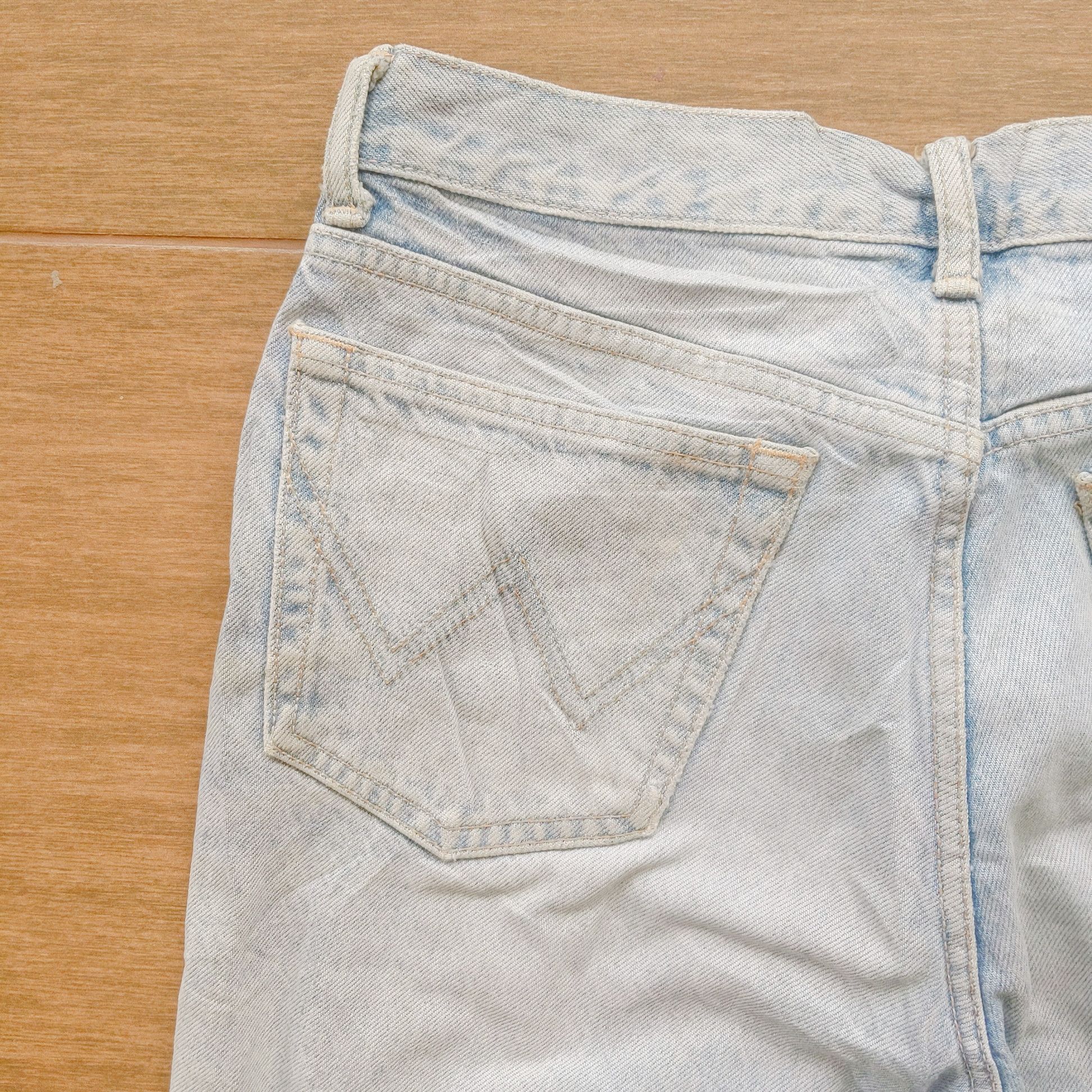 Japanese Brand Vintage EDWIN US Classic Distressed Faded Denim Pants Size US 30 / EU 46 - 4 Thumbnail
