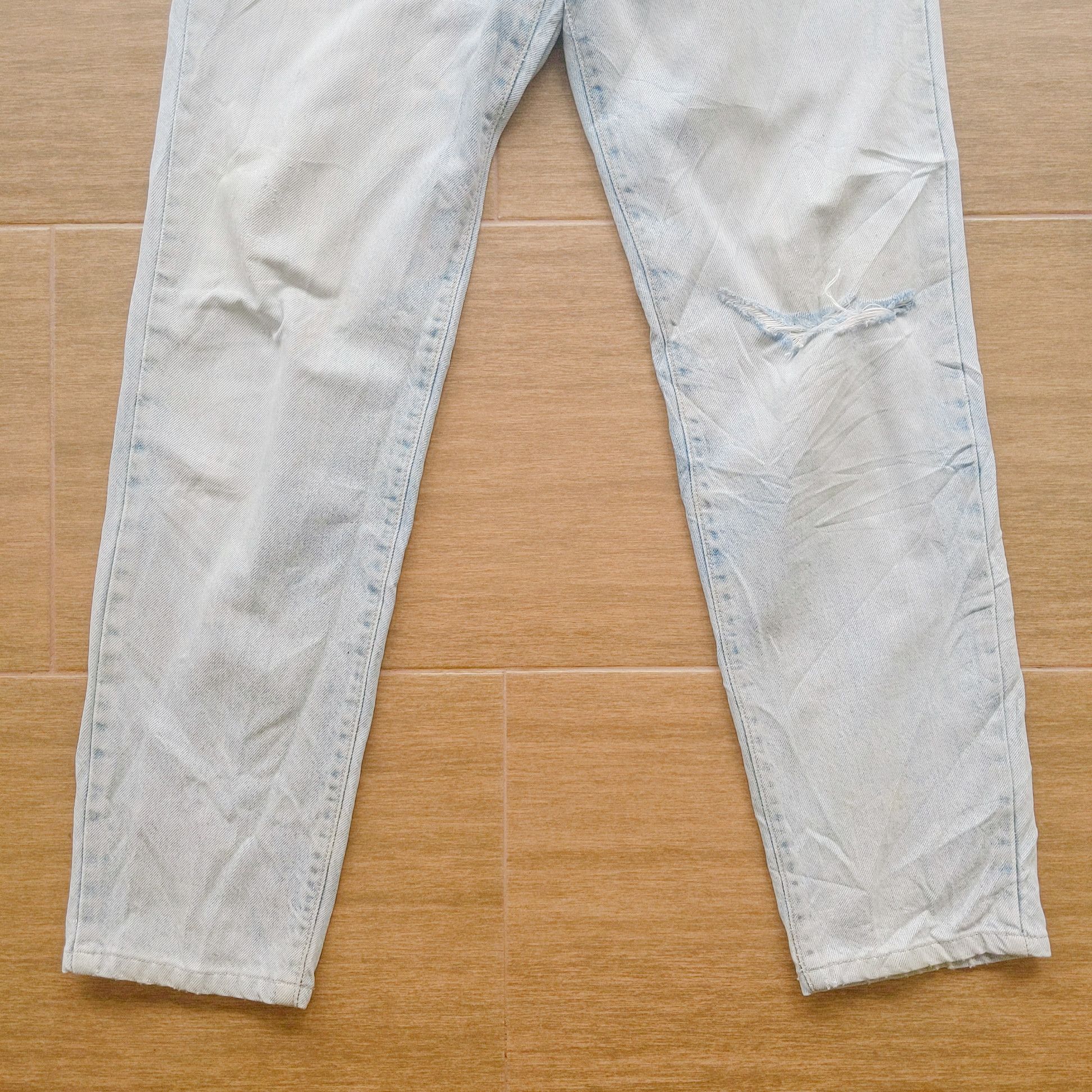 Japanese Brand Vintage EDWIN US Classic Distressed Faded Denim Pants Size US 30 / EU 46 - 7 Thumbnail