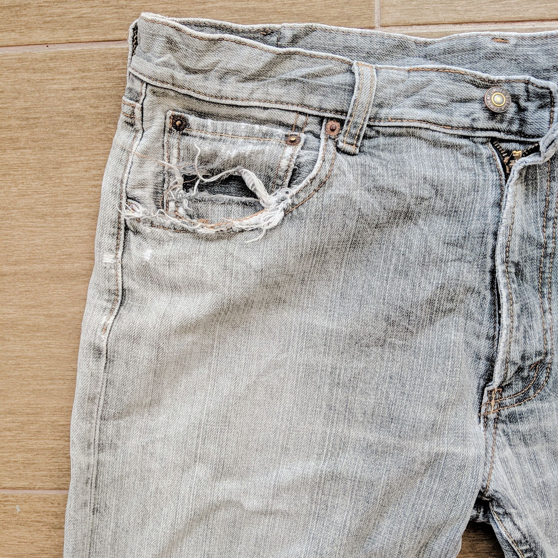 Japanese Brand × Jean × Vintage W34 🔥Vintage Bobson Chessking Distressed Faded Denim Pants Size US 34 / EU 50 - 11 Thumbnail