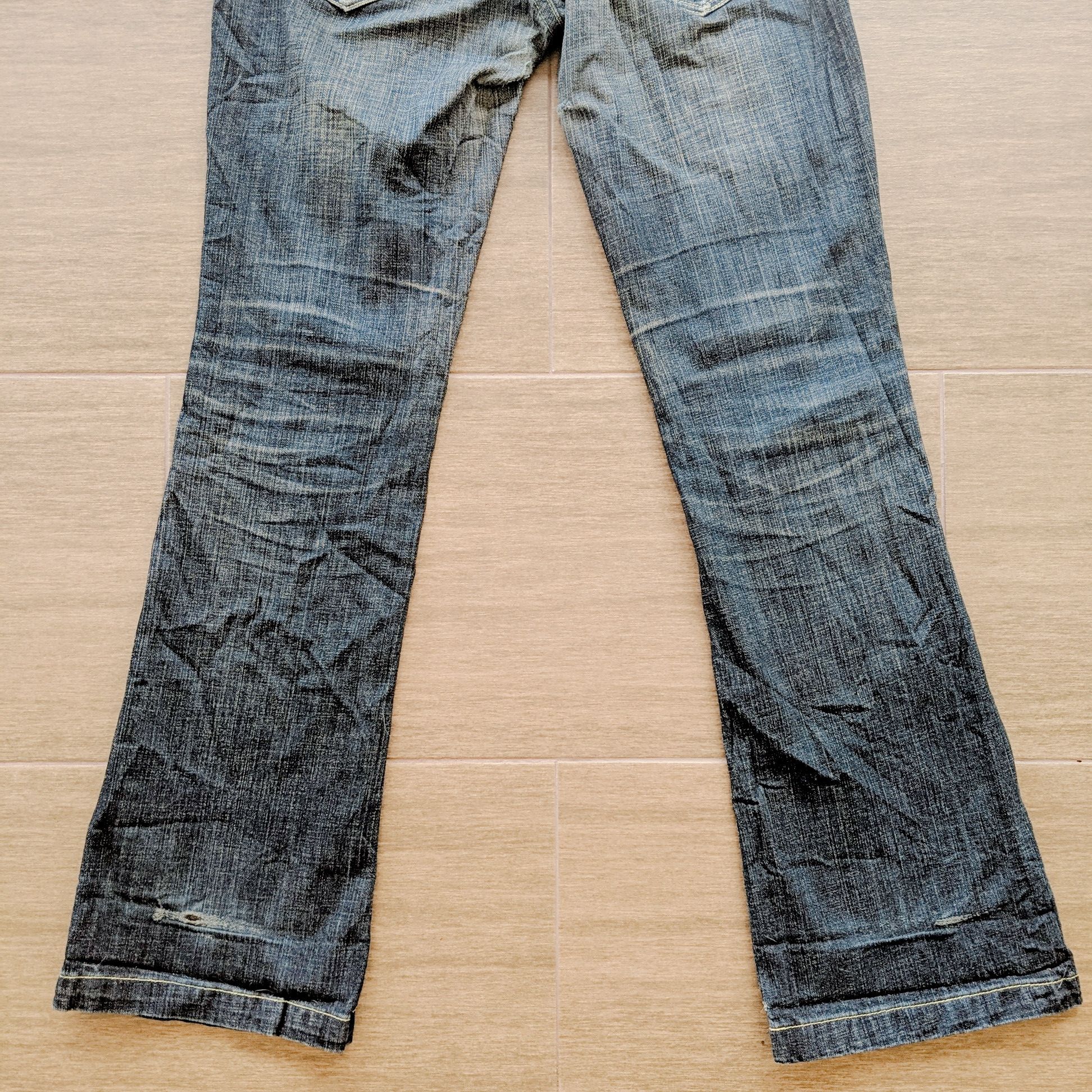 Japanese Brand Vintage Japanese Rare Flare Bootcut Distressed Denim Pants Size US 32 / EU 48 - 2 Thumbnail