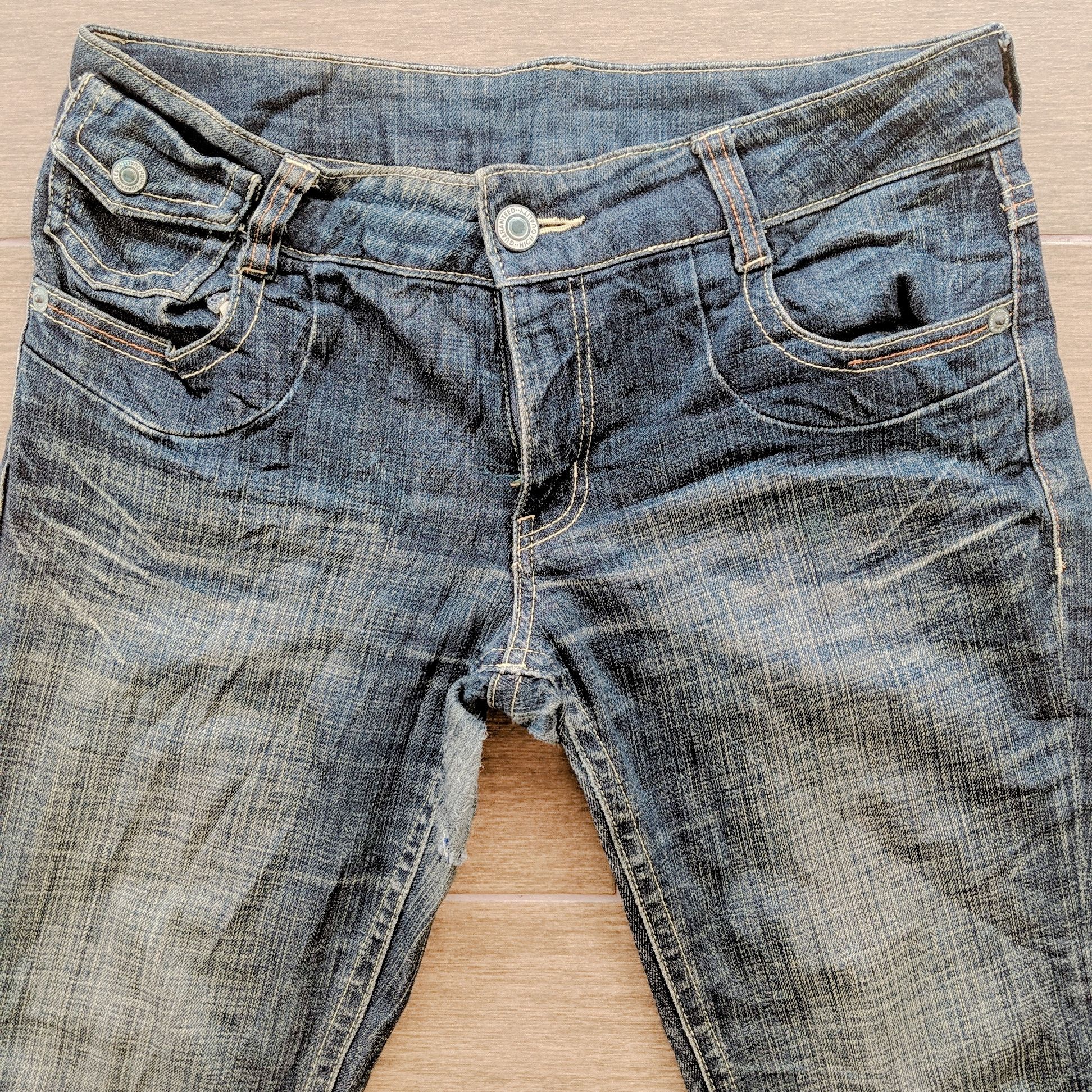 Japanese Brand Vintage Japanese Rare Flare Bootcut Distressed Denim Pants Size US 32 / EU 48 - 11 Thumbnail